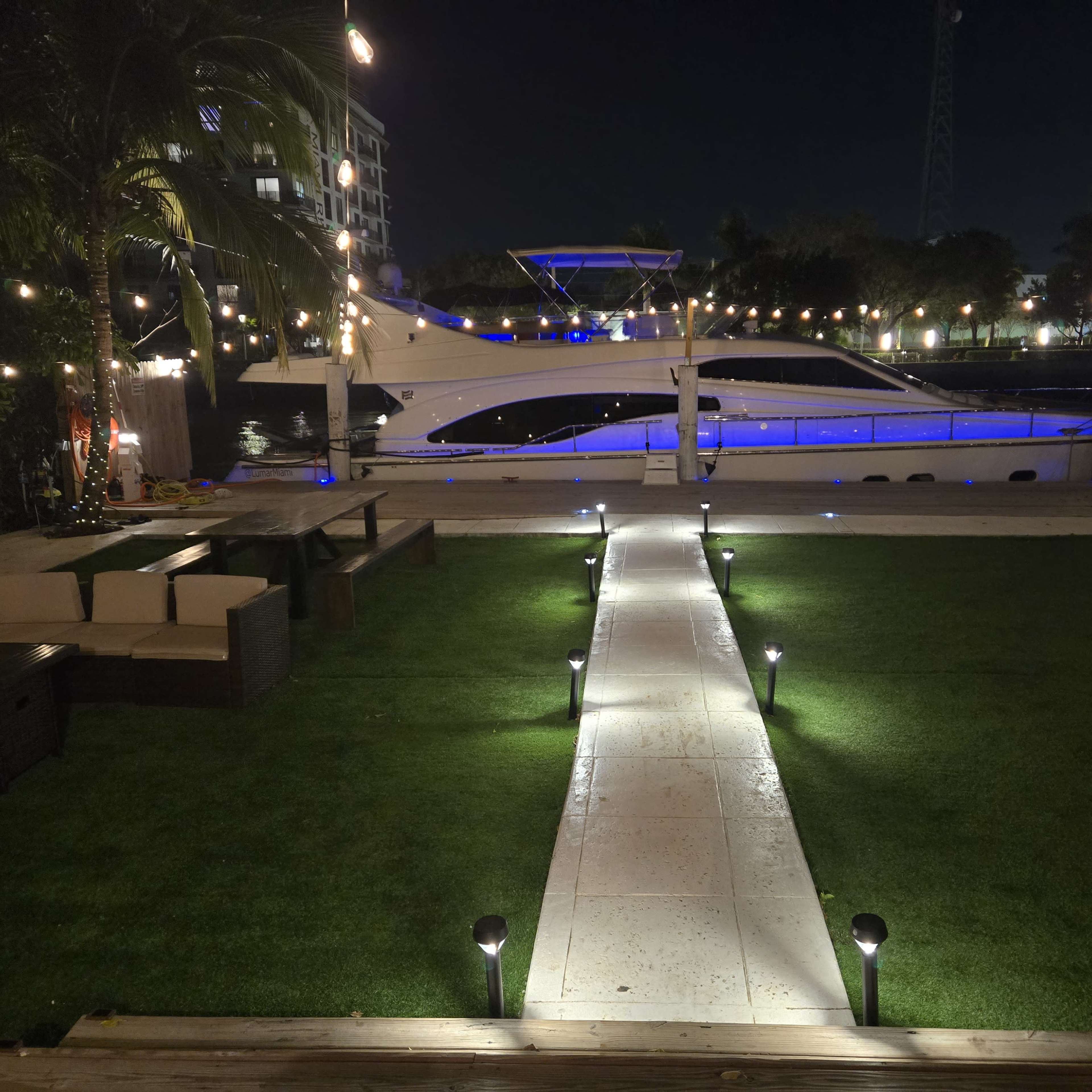 80 foot yacht waterfront property, large outdoor area, access to two yachts Image in Spring Garden, Miami, FL