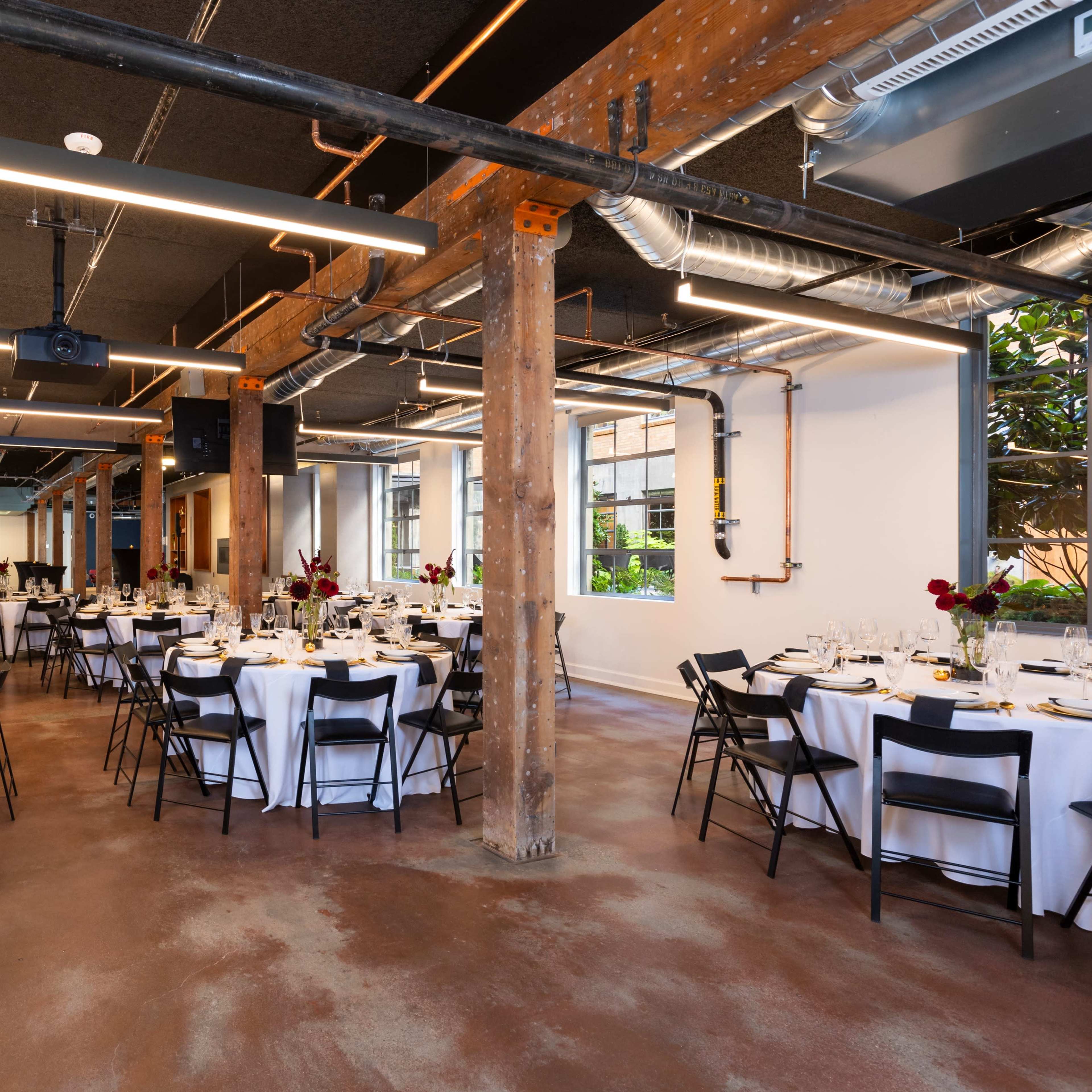 Radiator Room offers a chic canvas for your next big event! Image in Belltown, Seattle, WA
