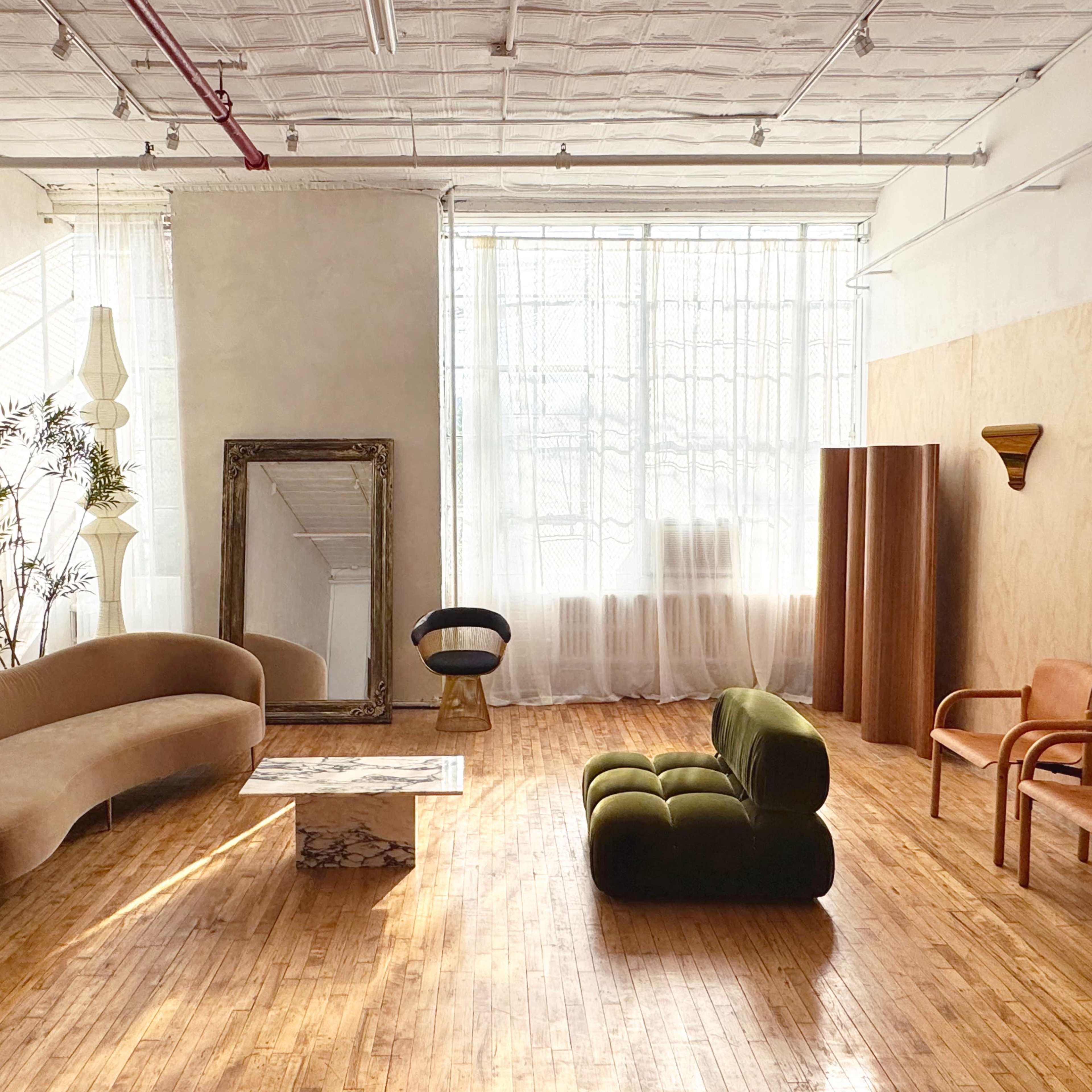 Natural Light Minimalist Loft with Modern Furniture Image in Bushwick, Brooklyn, NY