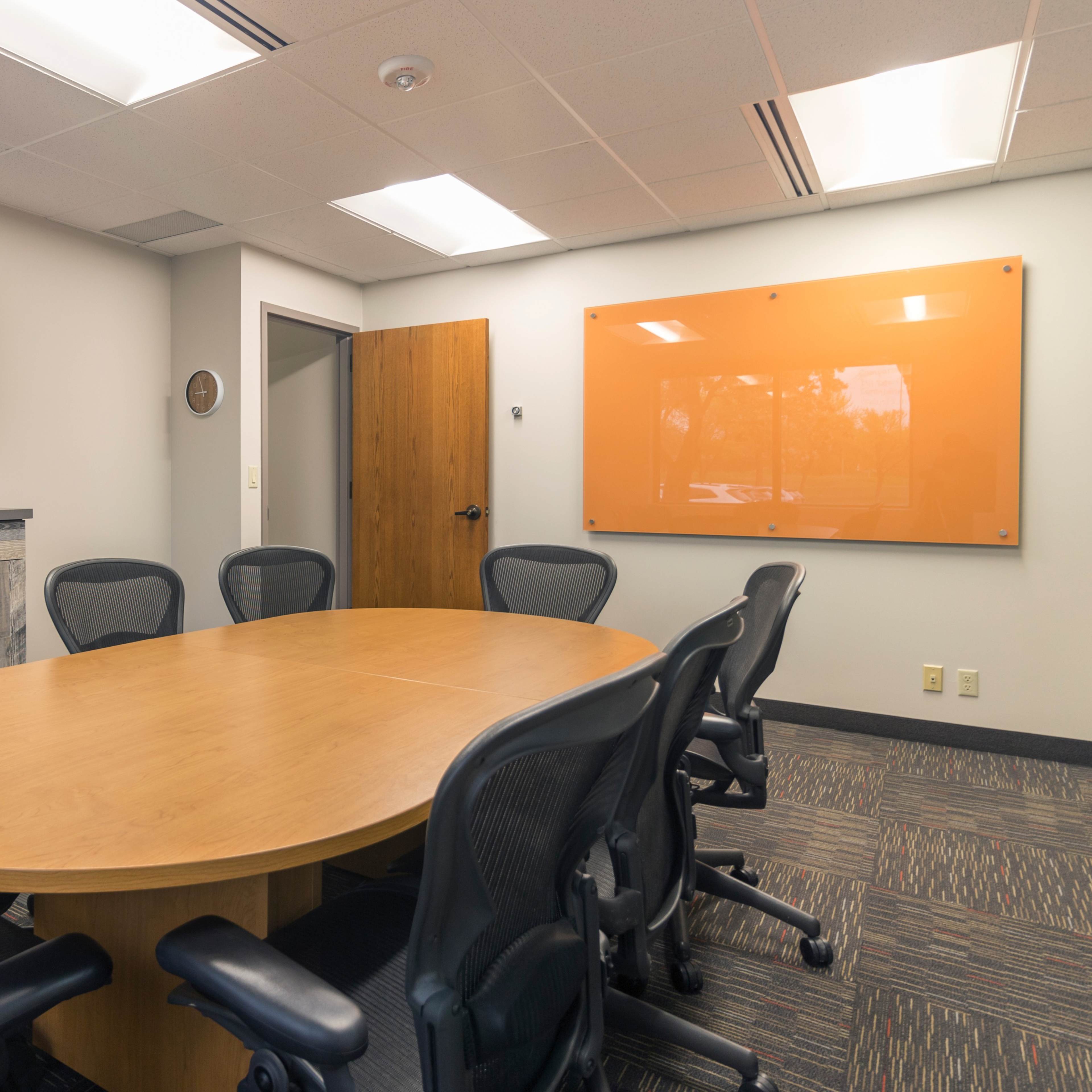 Executive Conference Room - TV - Whiteboard - 6 People Image in Golf Terrace Heights, Minneapolis, MN