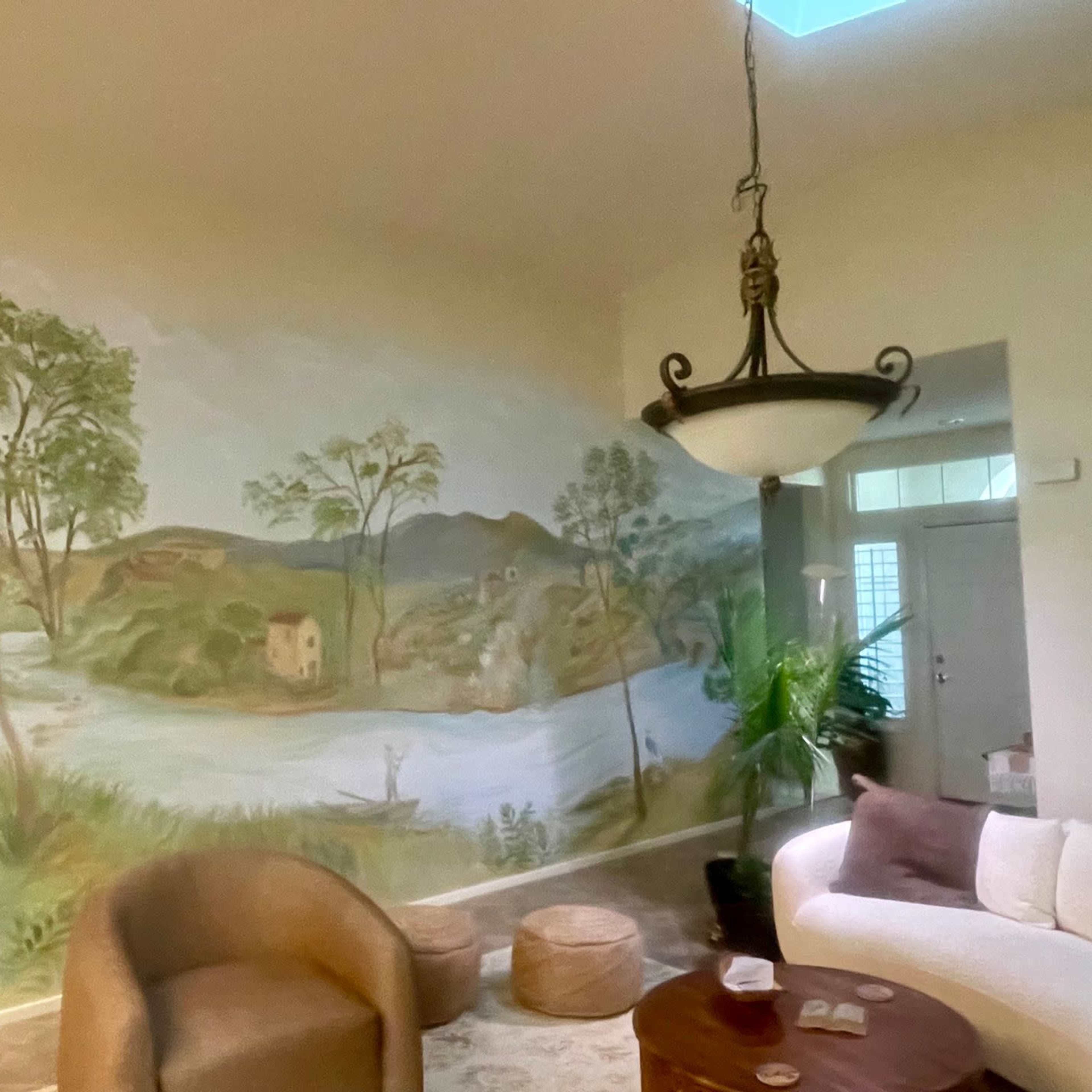 Suburban home with 42 foot living featuring skylights and a 20 foot mural Image in , Murrieta, CA