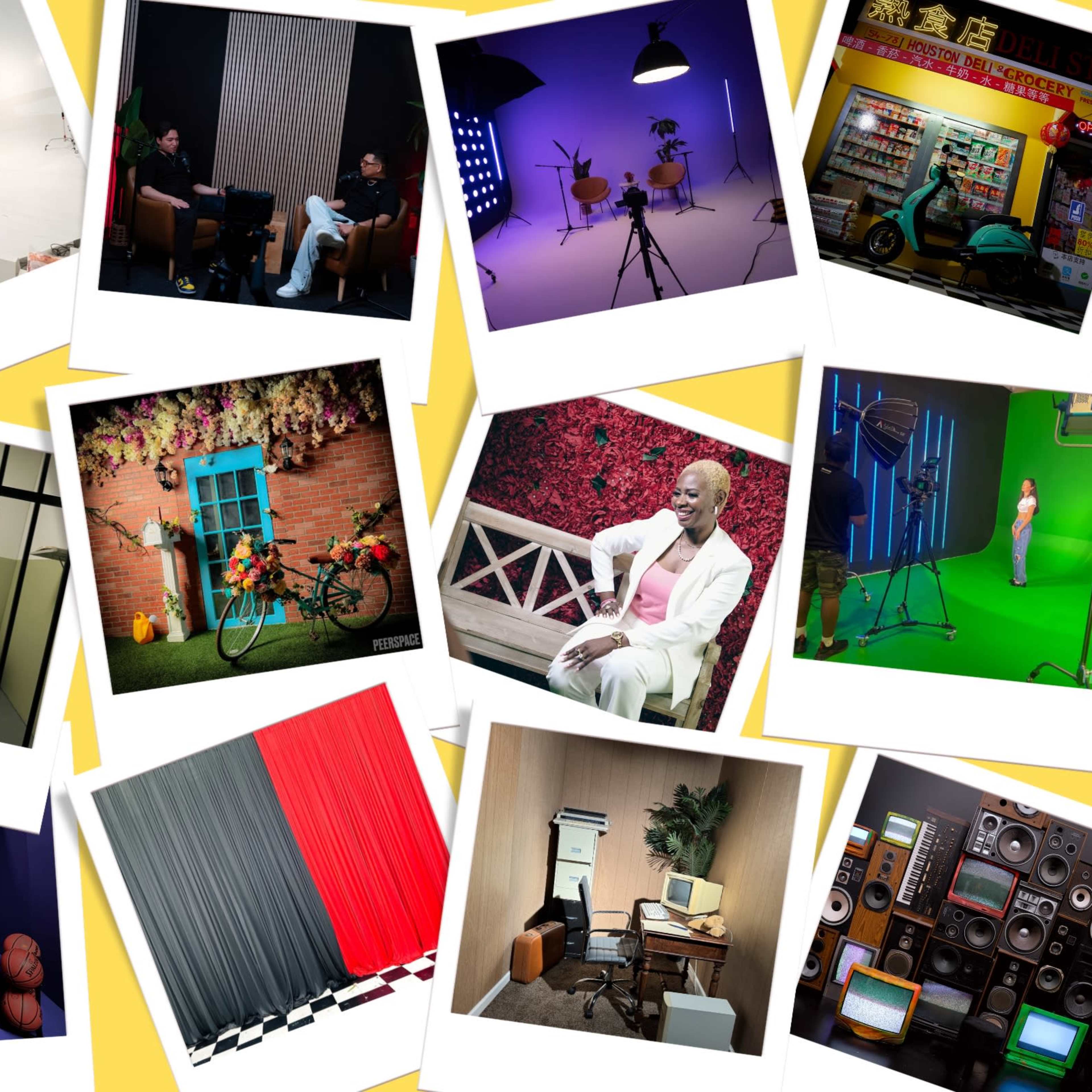 More than 20 custom sets, white Cyc, Green screem, ligths wall and more.... Image in Westside, Houston, TX