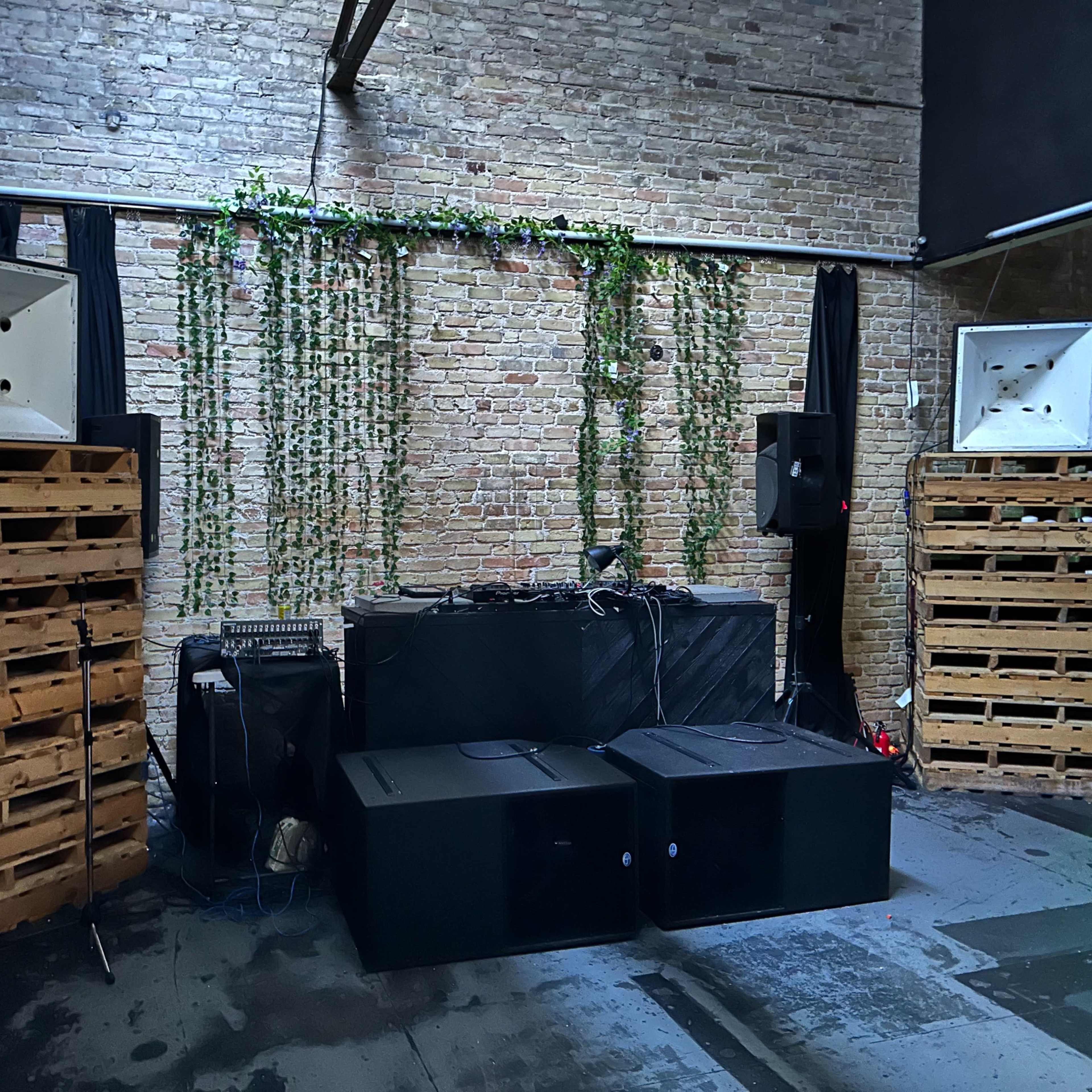 Downtown Music Venue with Loft and Dimmable Skylight, Industrial Warehouse finishes Image in Downtown Austin, Austin, TX