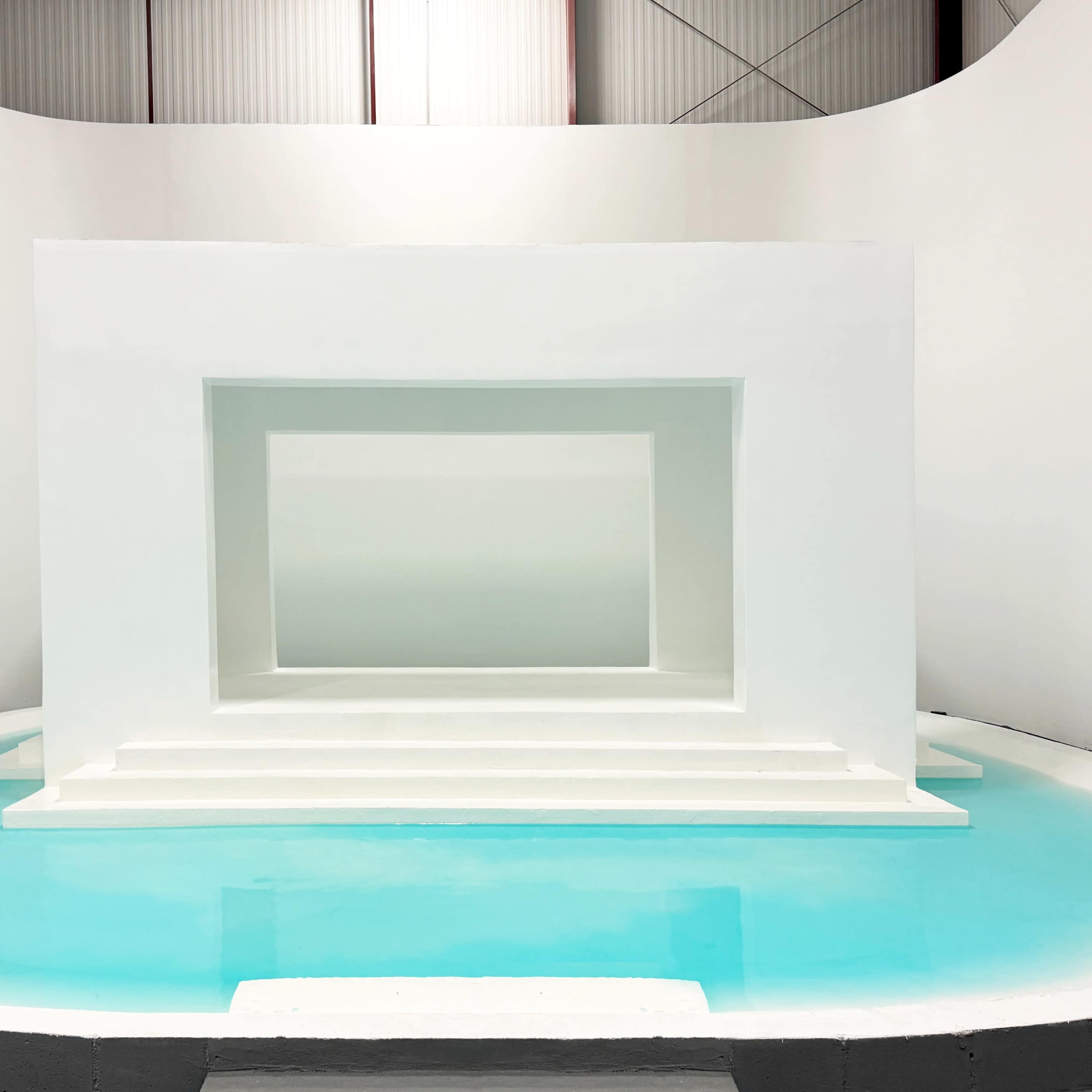 The Mirage Water Set - 2000 sq. ft. indoor water set with abstract structure Image in Jefferson Park, East Point, GA