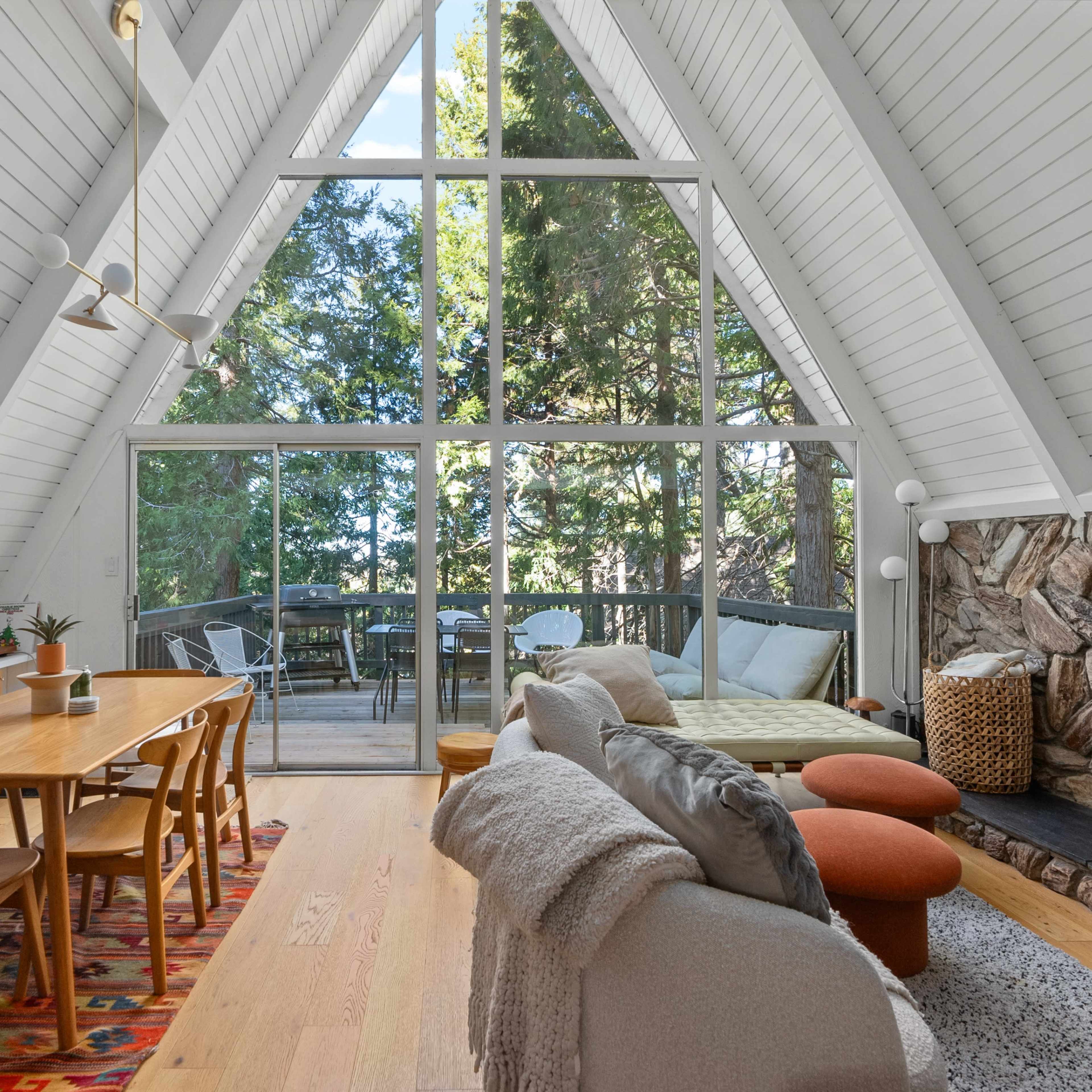 Luxury Modern A-Frame in a Serene Setting Image in Lake Arrowhead, Lake Arrowhead, CA