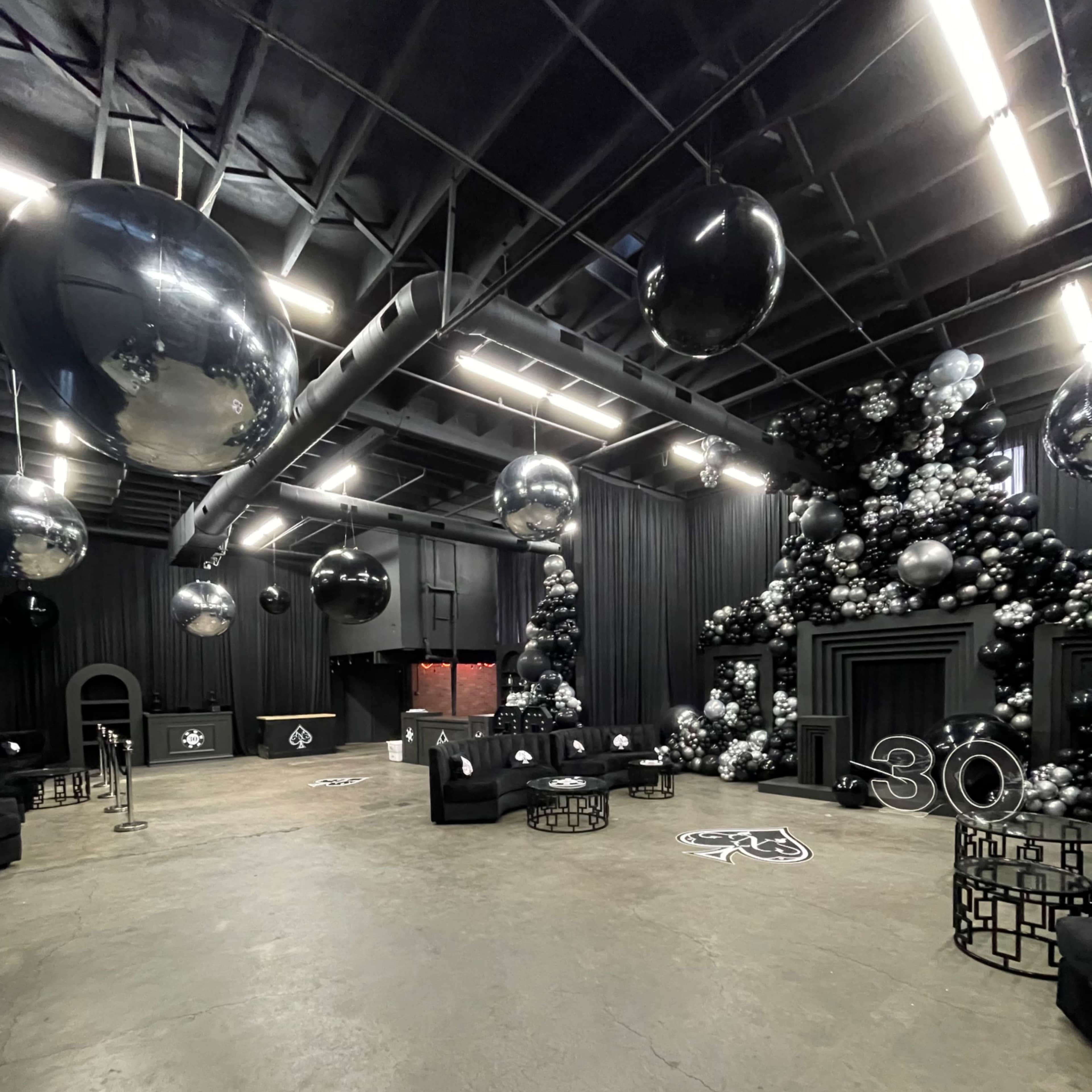 Warehouse with Black Walls,Tall Garage Doors And AC Image in South Montebello, Montebello, CA