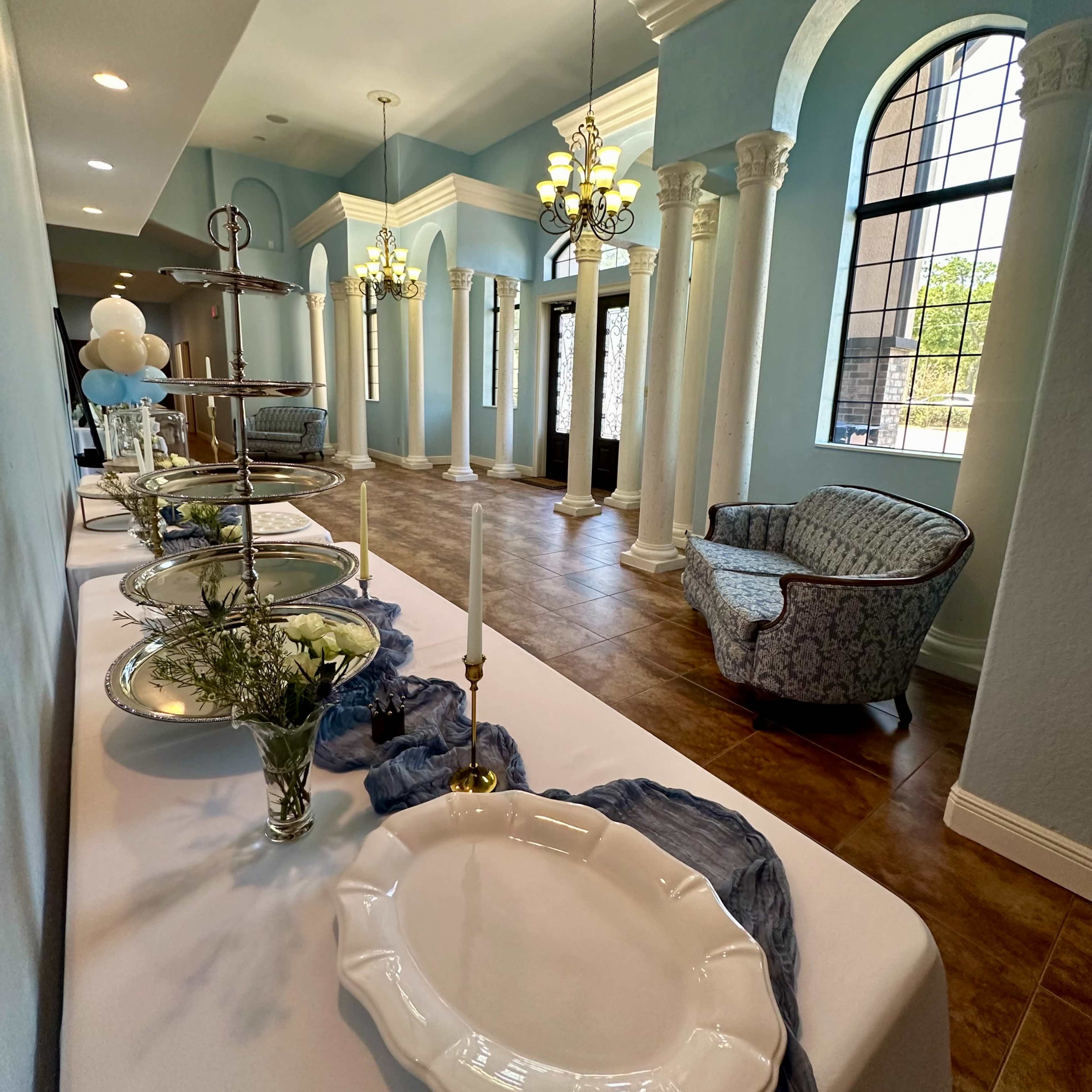 Banquet Hall with Covered Outdoor Area and Grand Foyer Image in Old Seminole Heights, Tampa, FL