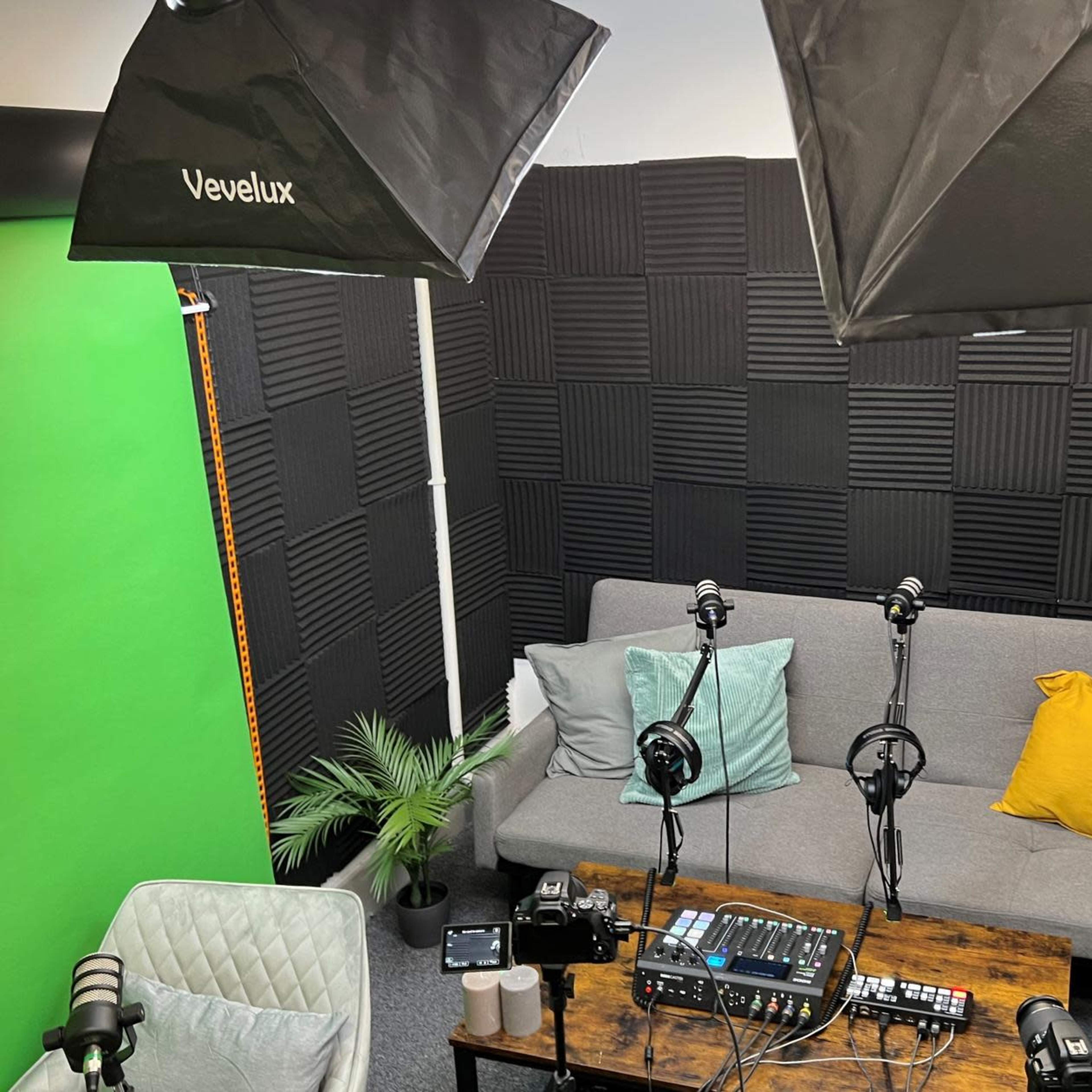 Fully Equipped Podcast Studio Image in Mortlake, London, England