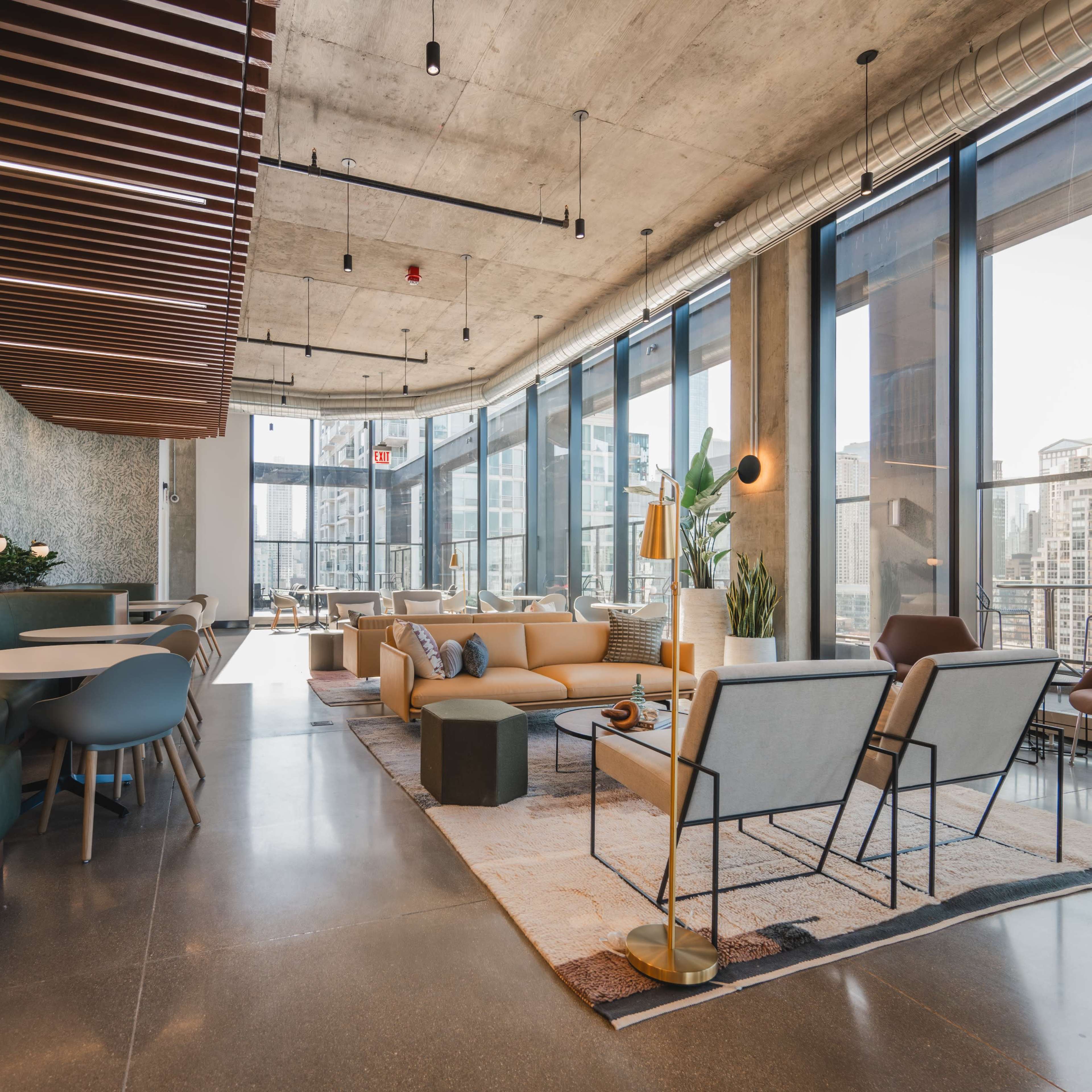 Panoramic Skyline Views in Top Floor Event Space Image in Near North Side, Chicago, IL