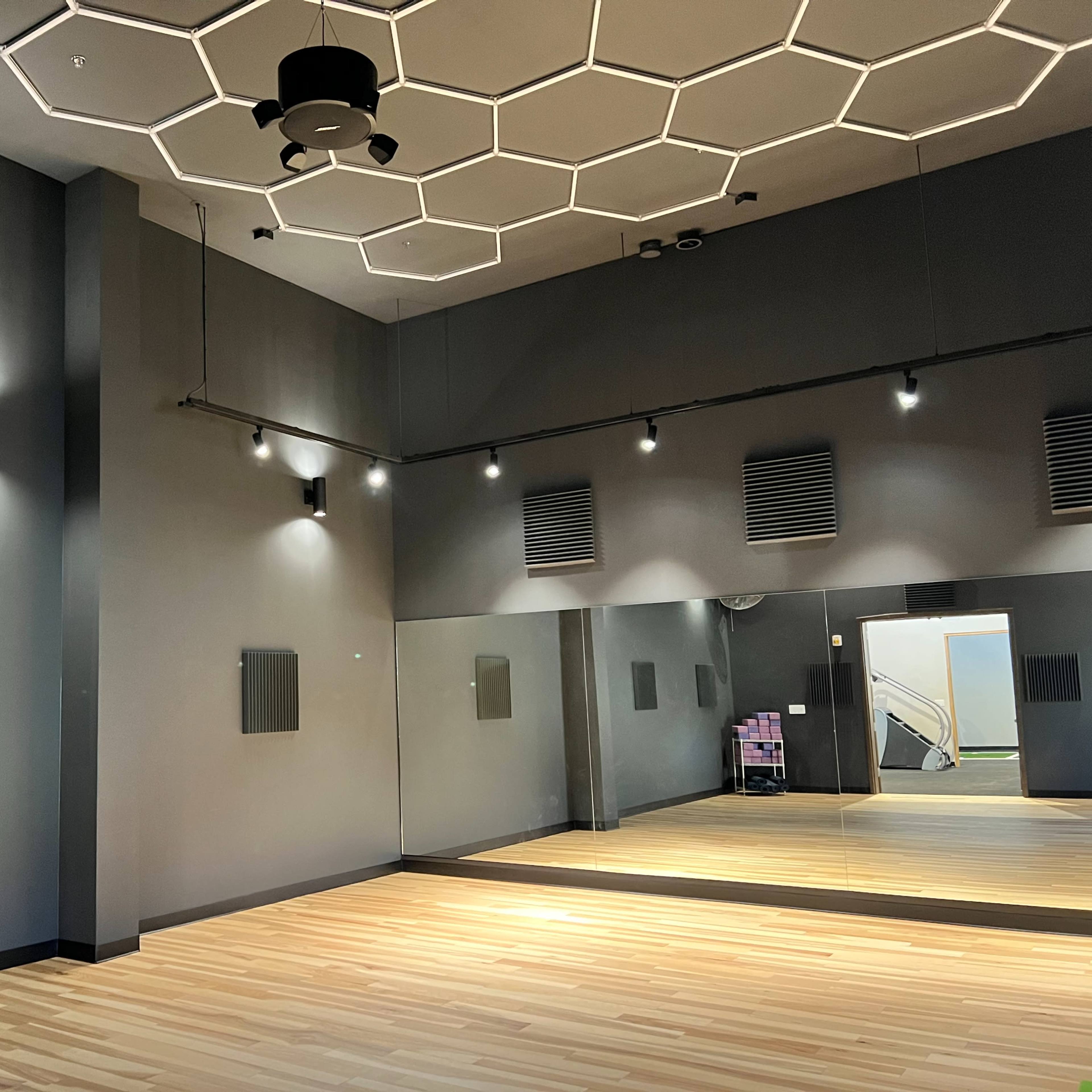 Denver Dark Studio with Hexigon Lighting for a Custom Shoot Image in Baker, Denver, CO