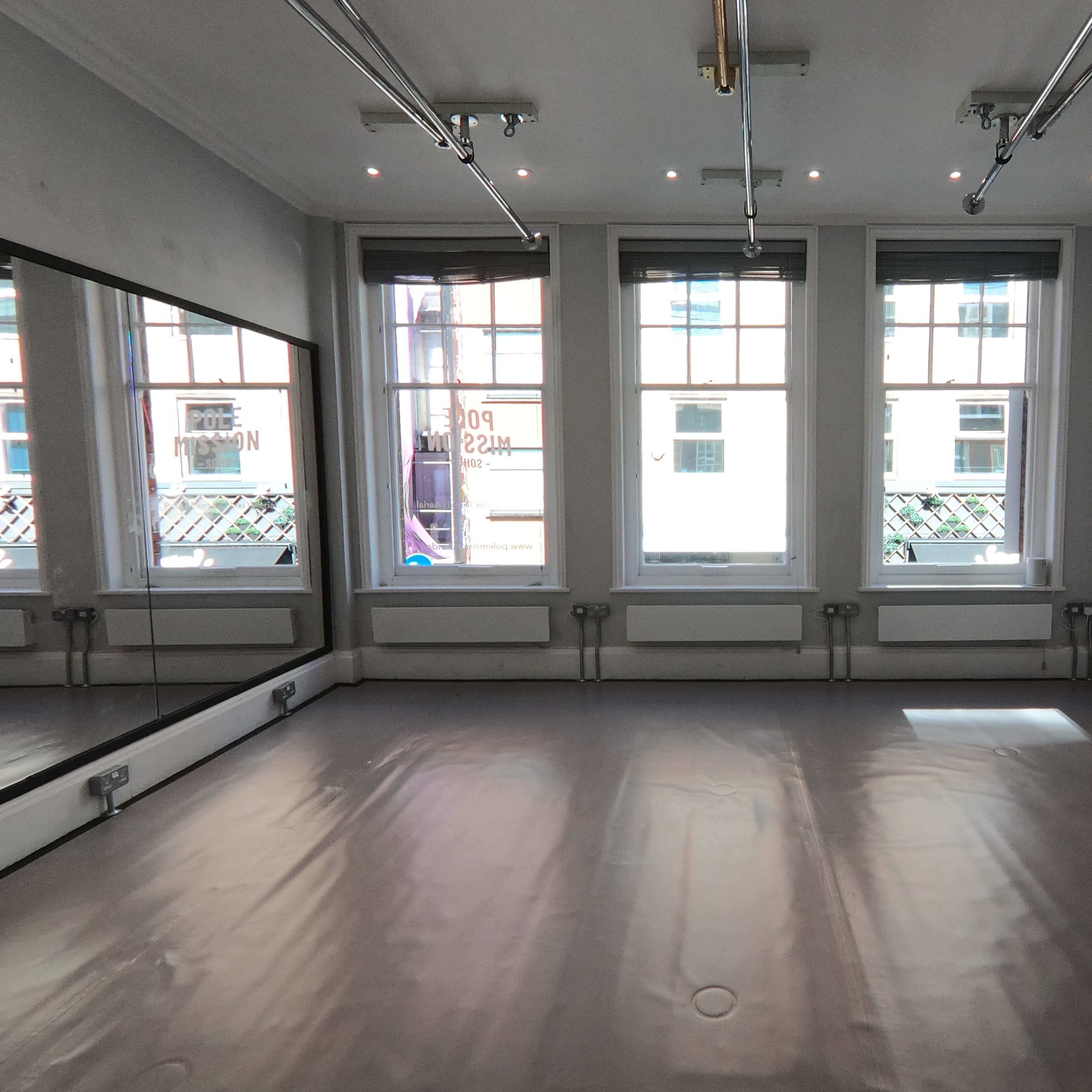 Pole and Aerial Dance studio Image in Soho, London, England