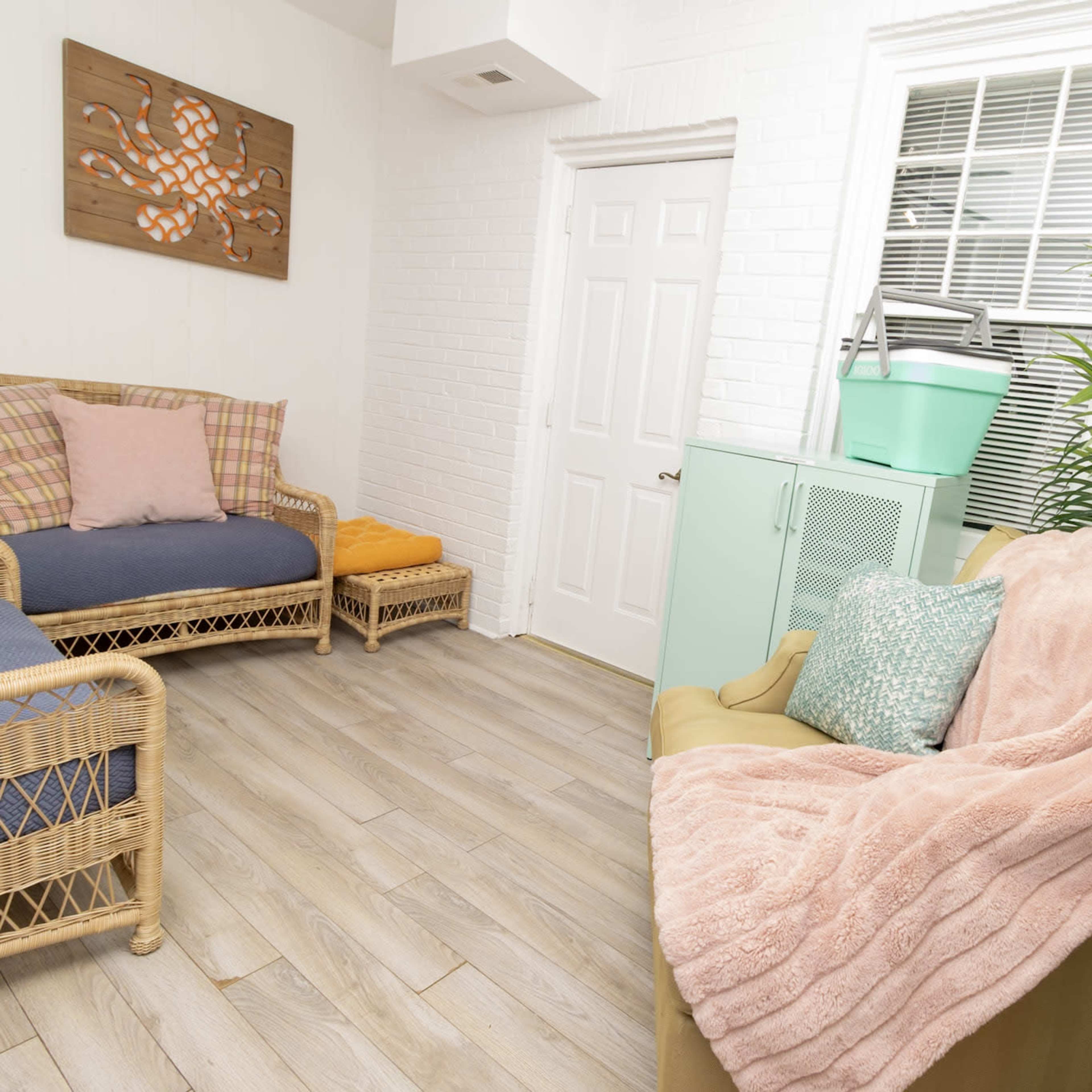 Beachside Duplex with Spacious Yard & Custom Mural Near Atlantic City Image in Ventnor City, Ventnor City, NJ