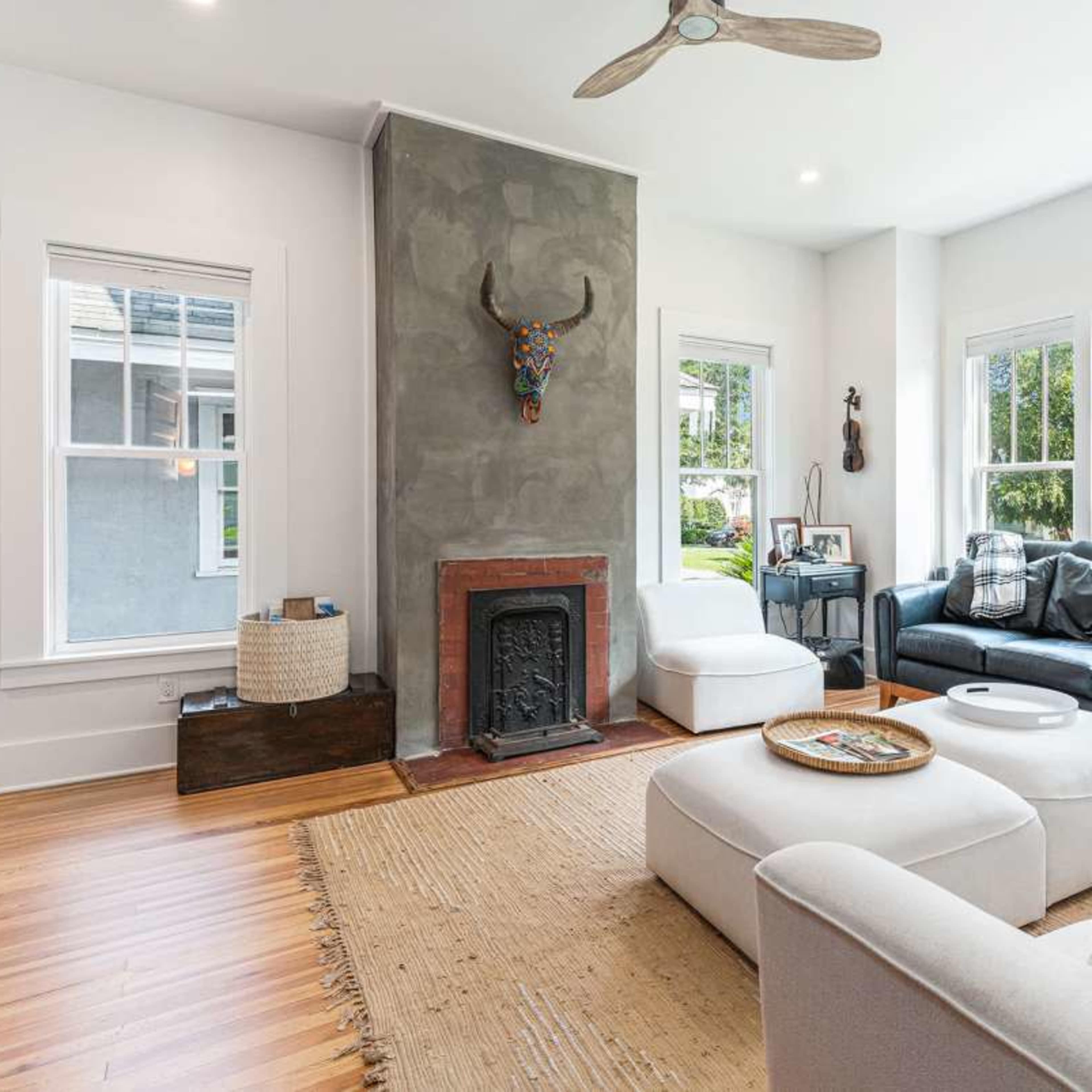 Funky 1920’s Home- exposed vintage beams and fireplaces Image in Park Circle, North Charleston, SC