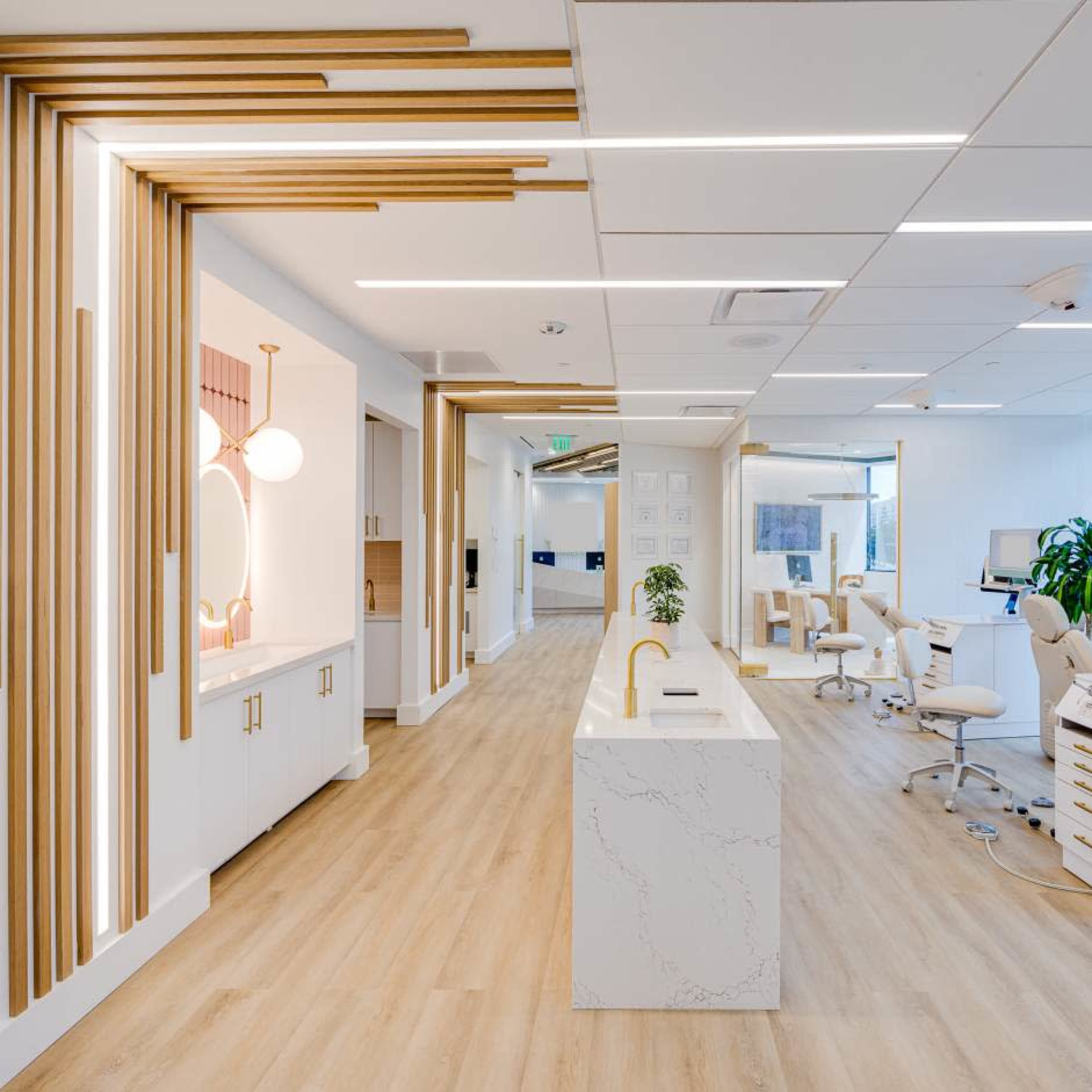Spa-like Dental Office with Live Plants and Natural Light Image in Playa Vista, Los Angeles, CA