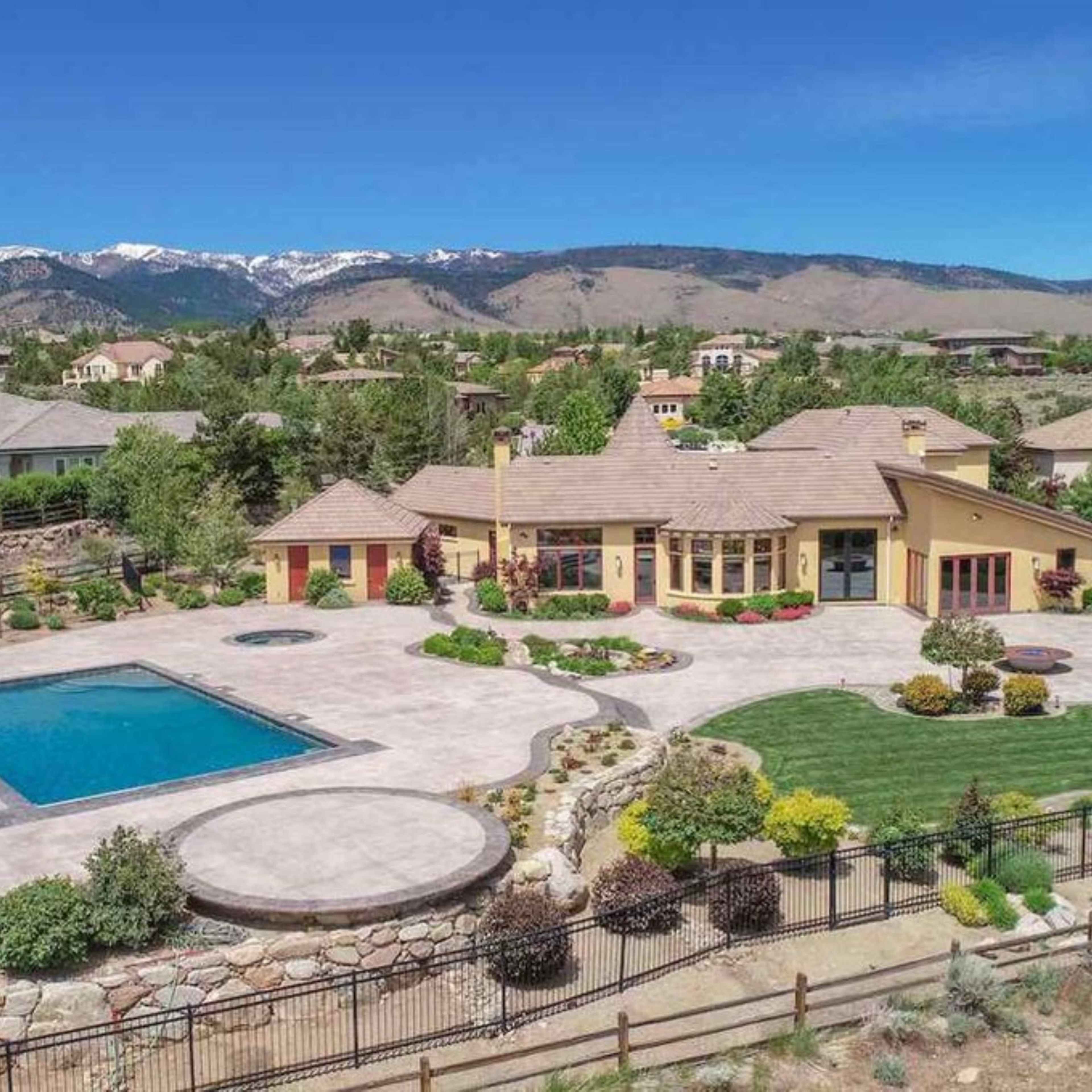 Home with Large Backyard and Stunning Mountain View Image in Saddlehorn, Reno, NV
