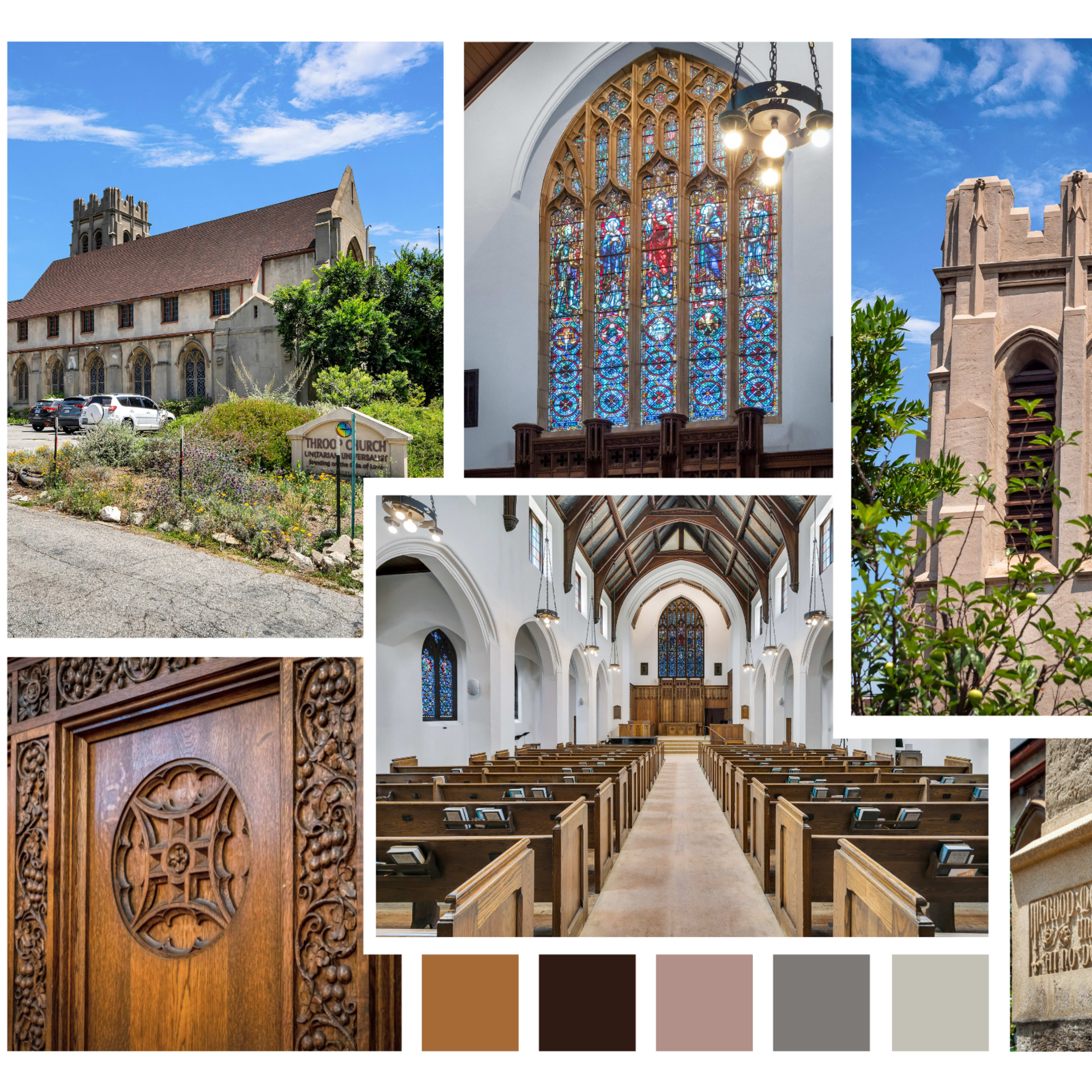 ORIGINAL GOTHIC CHURCH W/CHARLES CONNICK WINDOWS Image in Pasadena, Pasadena, CA