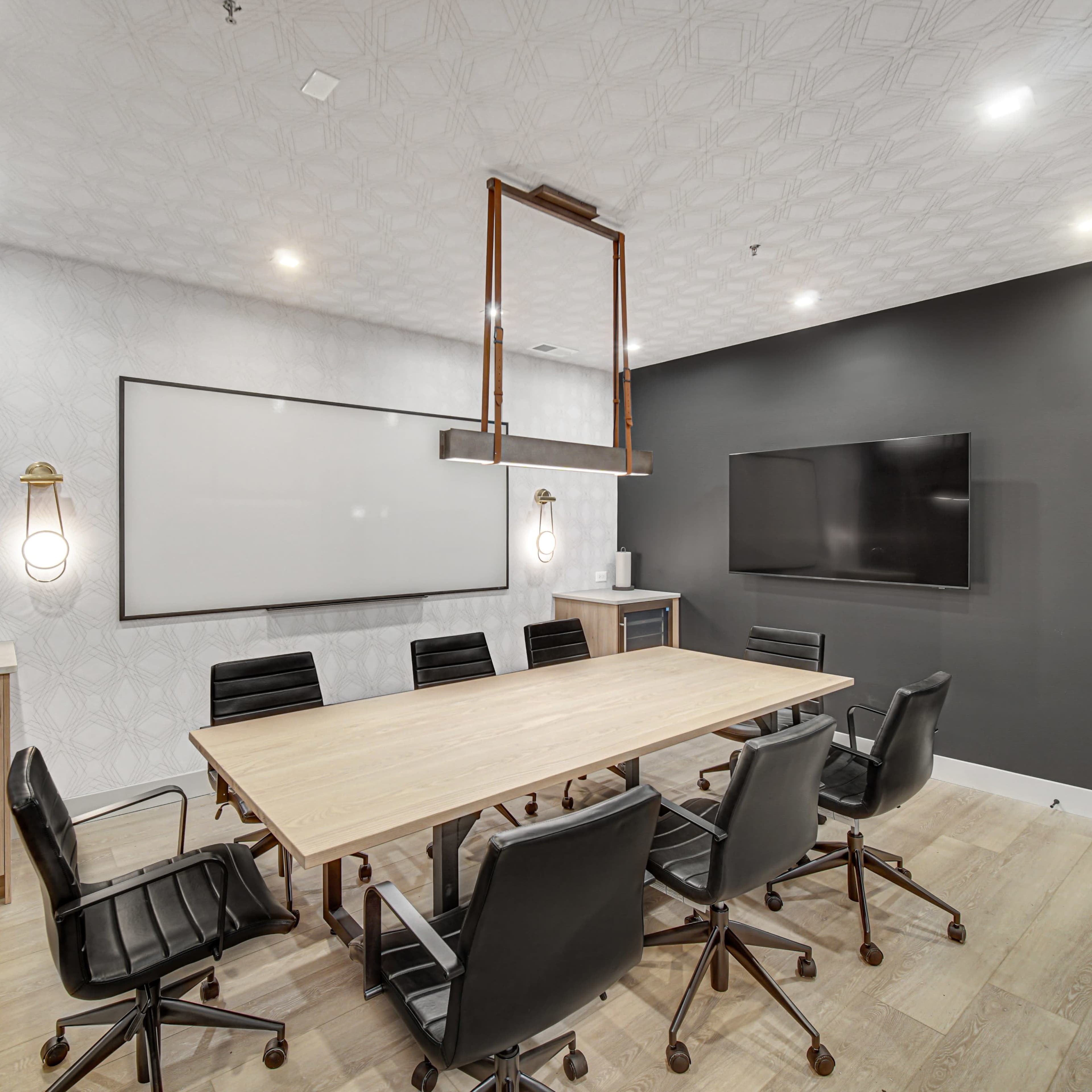 CHIC PROFESSIONAL MODERN CONFERENCE ROOM in downtown Glen Ellyn Image in Milton Township, Glen Ellyn, IL