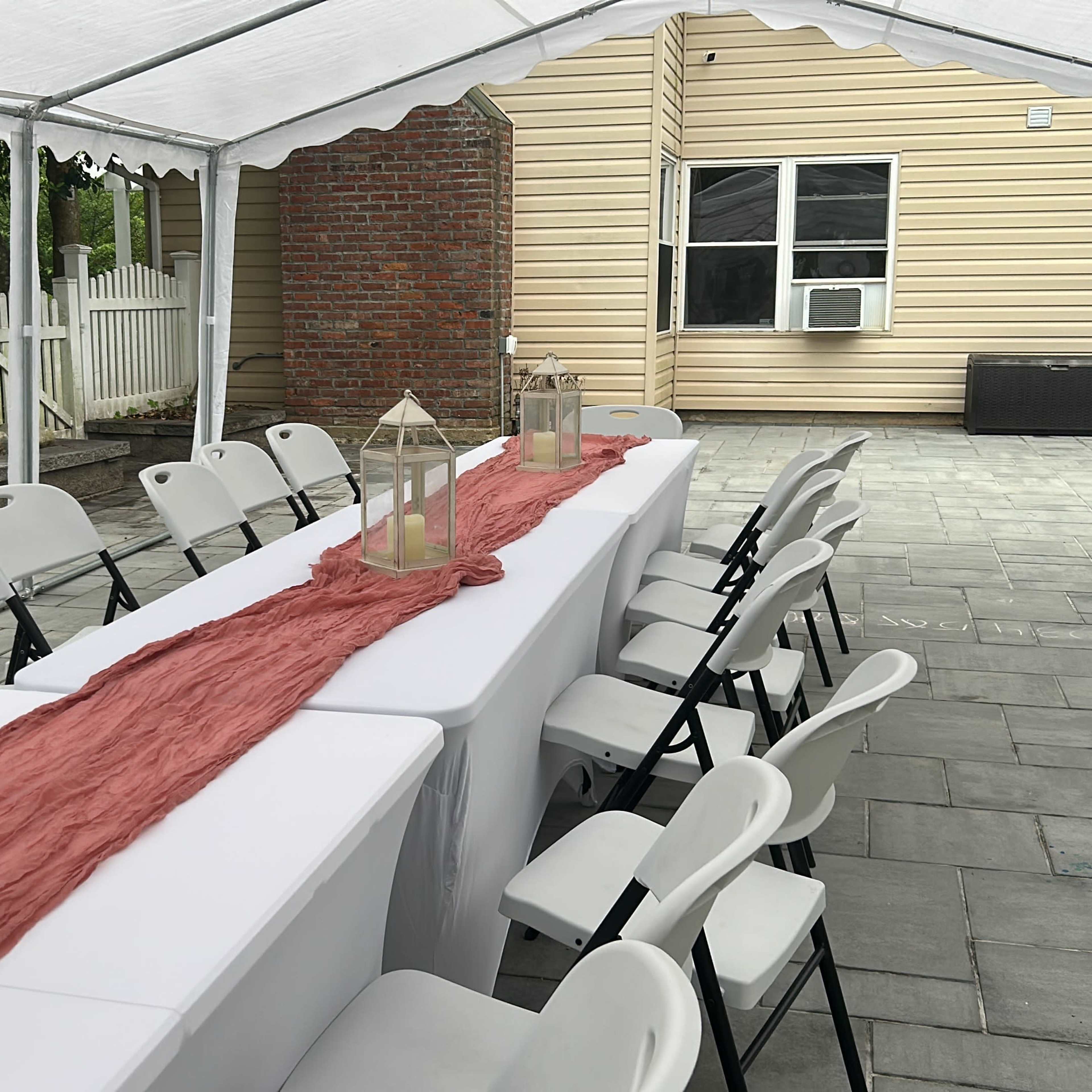 Host your next event in our beautiful backyard patio! Image in Brookhaven, Coram, NY