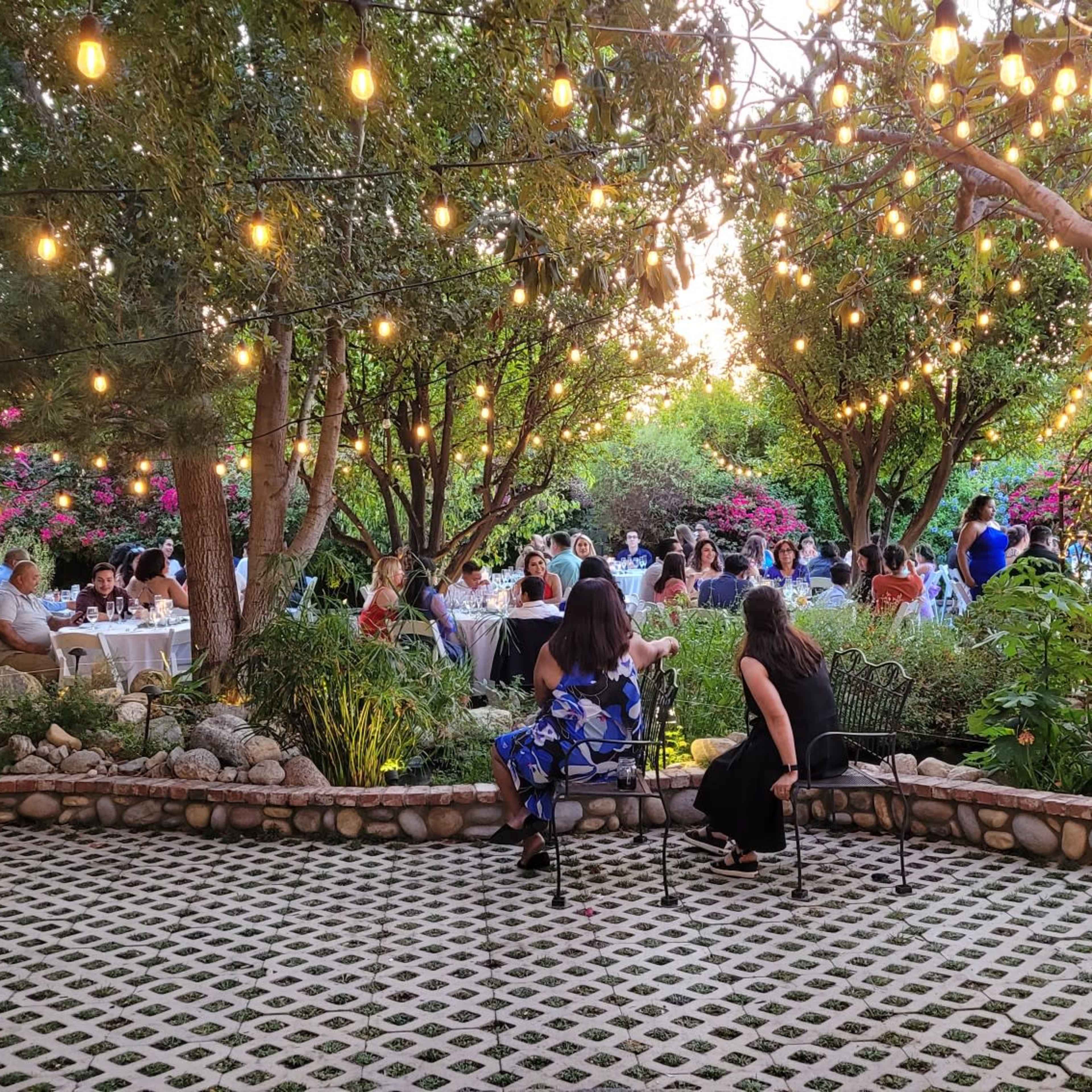 Outdoor garden setting with Koi pond Image in Sun Valley, Los Angeles, CA
