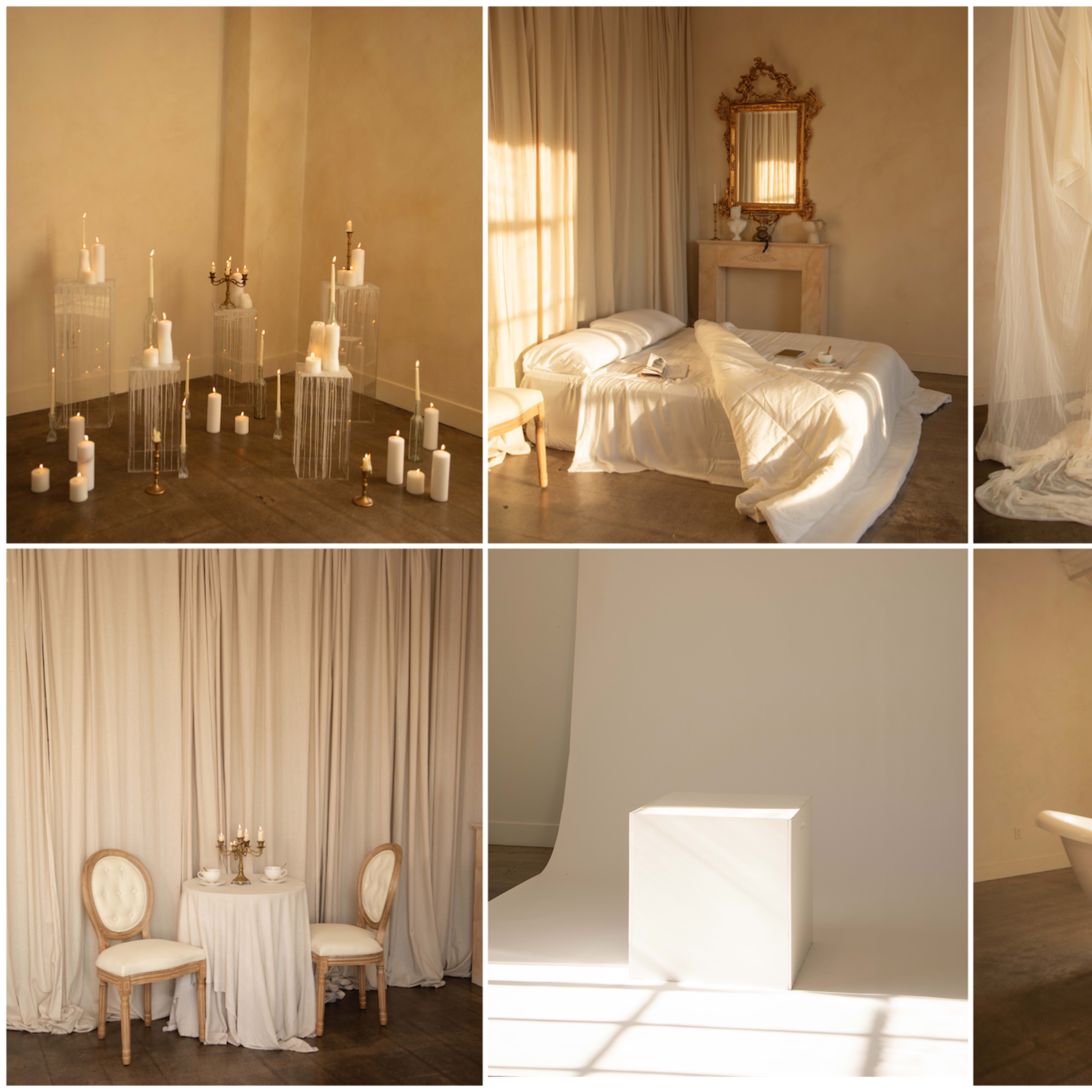 Minimalist Chic Natural Light West Facing Studio White Seamless Backdrop Image in Los Angeles, Los Angeles, CA