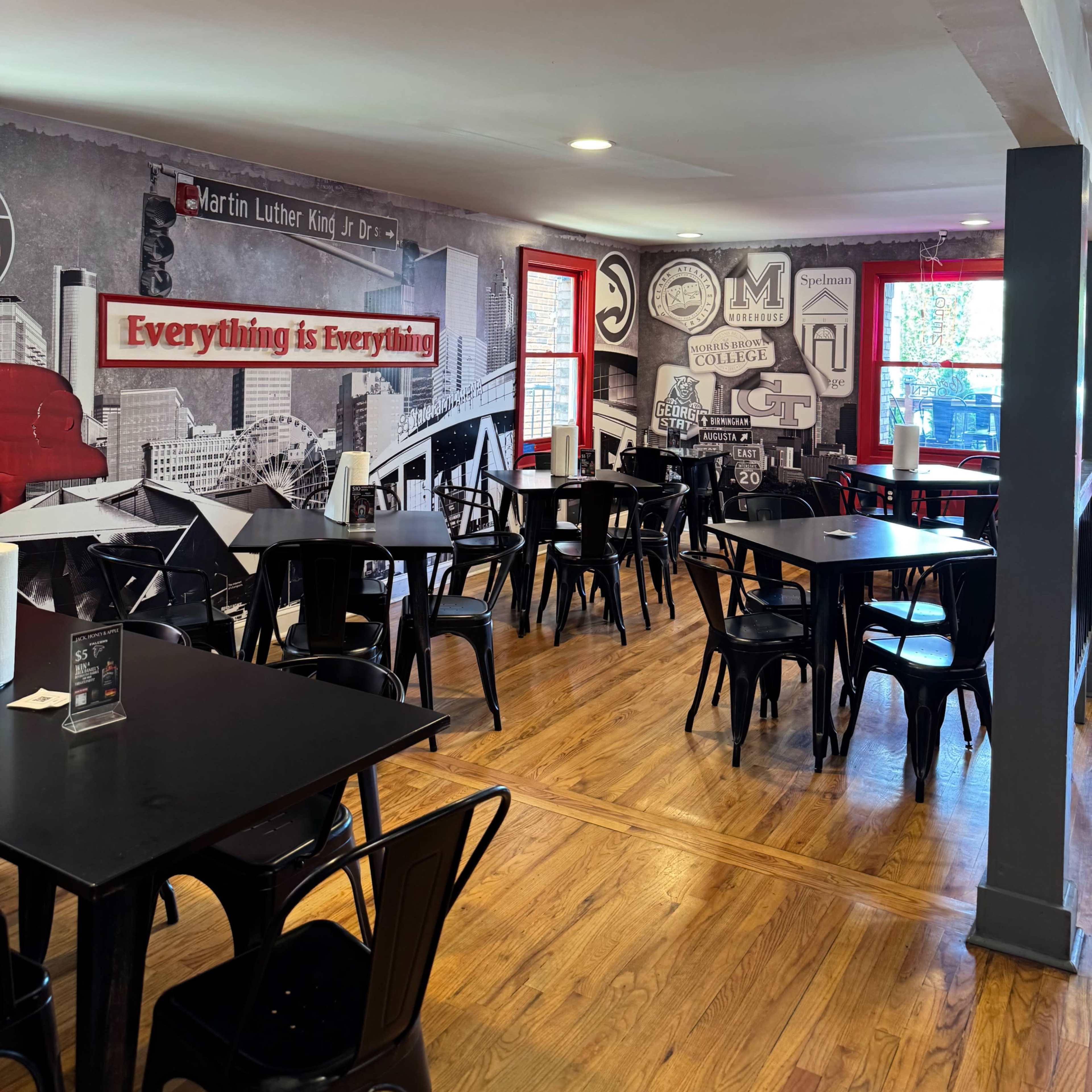 Modern Restaurant  in downtown Atlanta . Image in Atlanta University Center, Atlanta, GA
