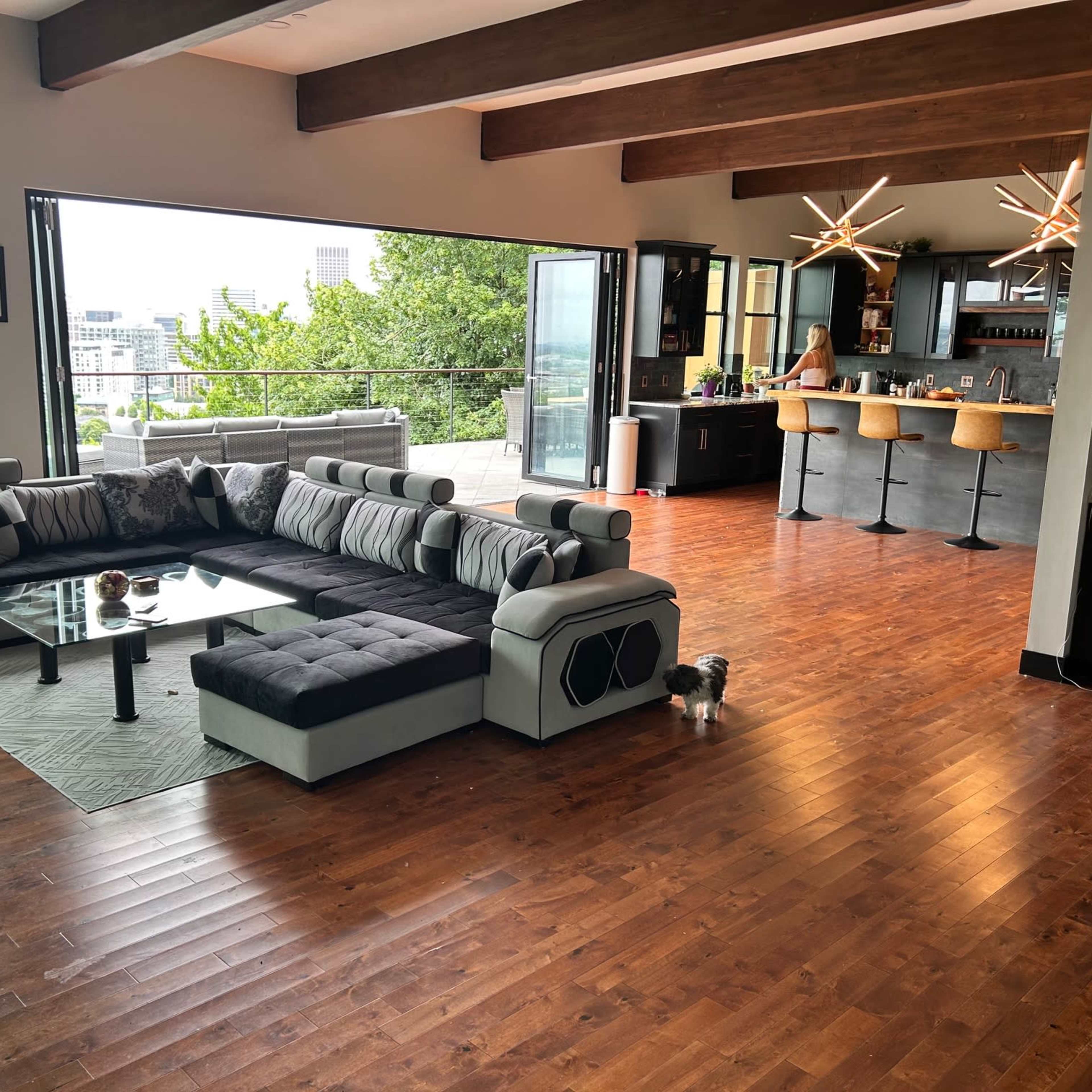 Huge house with million dollar views of Portland across 3 decks Image in Southwest Portland, Portland, OR