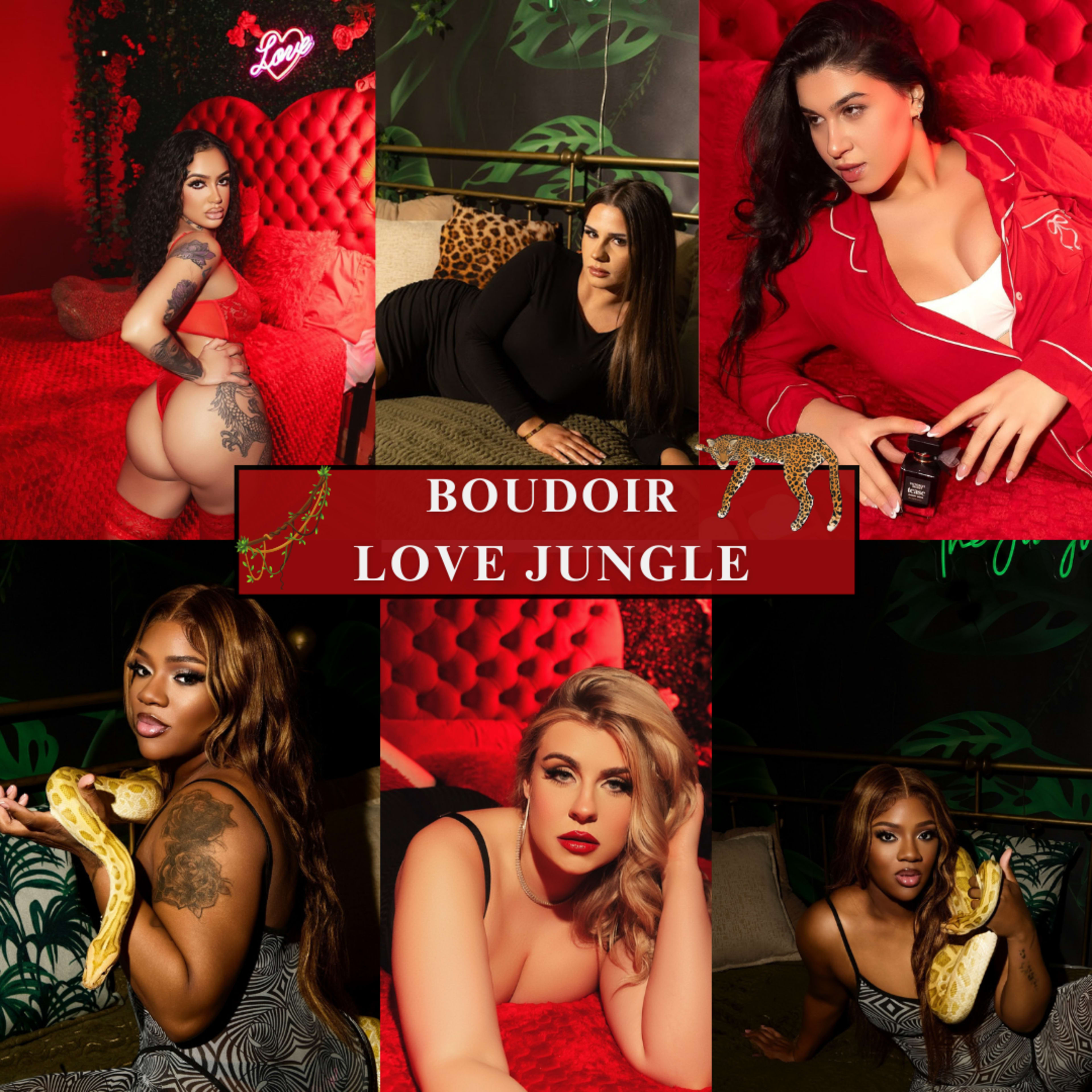 Boudoir Love Jungle w/ Movie Room & Heart Shaped Bed♥️🌴 Image in North Philadelphia, Philadelphia, PA