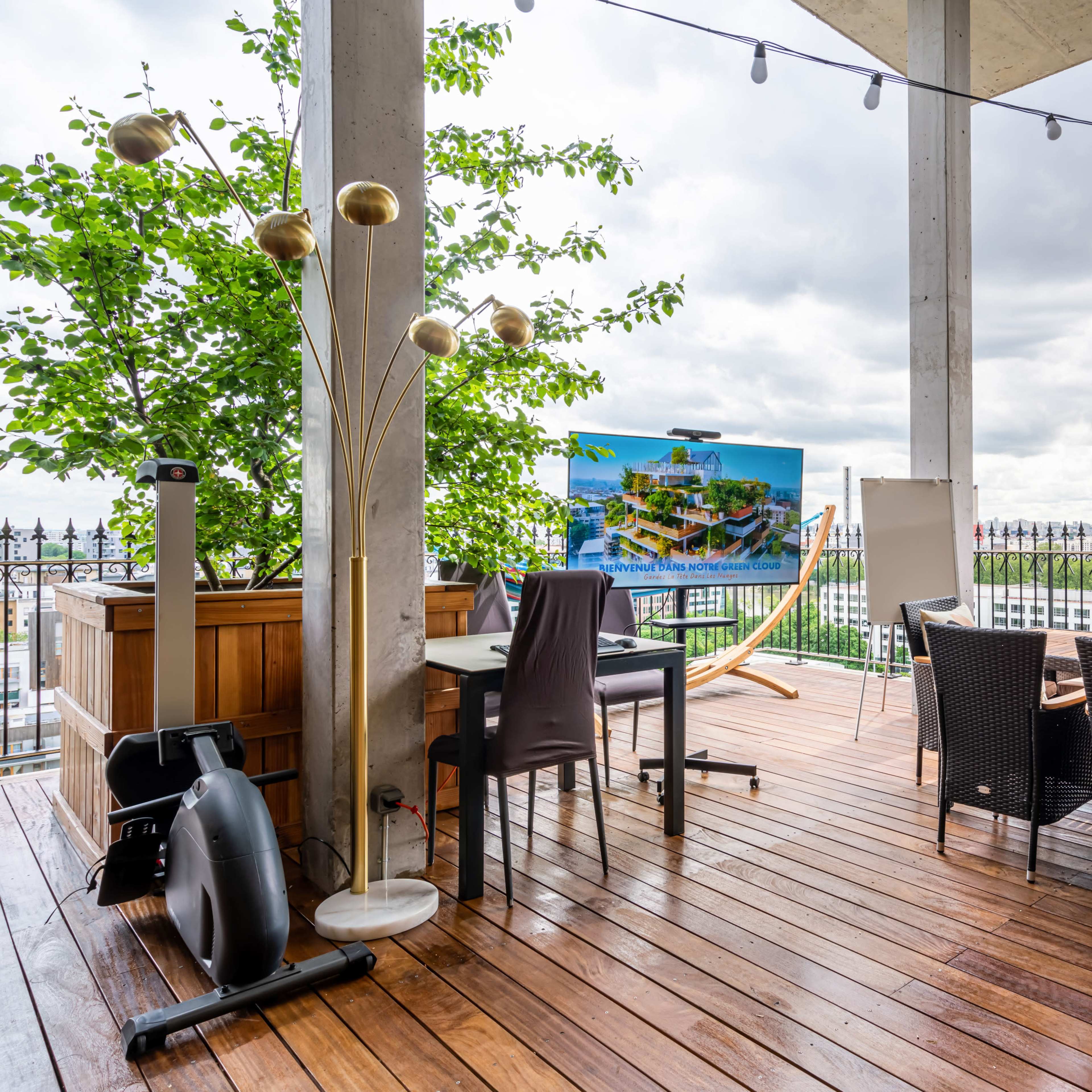Coworking en Terrasse avec vue panoramique Image dans Bécon-les-Bruyères, Asnières-sur-Seine, Île-de-France