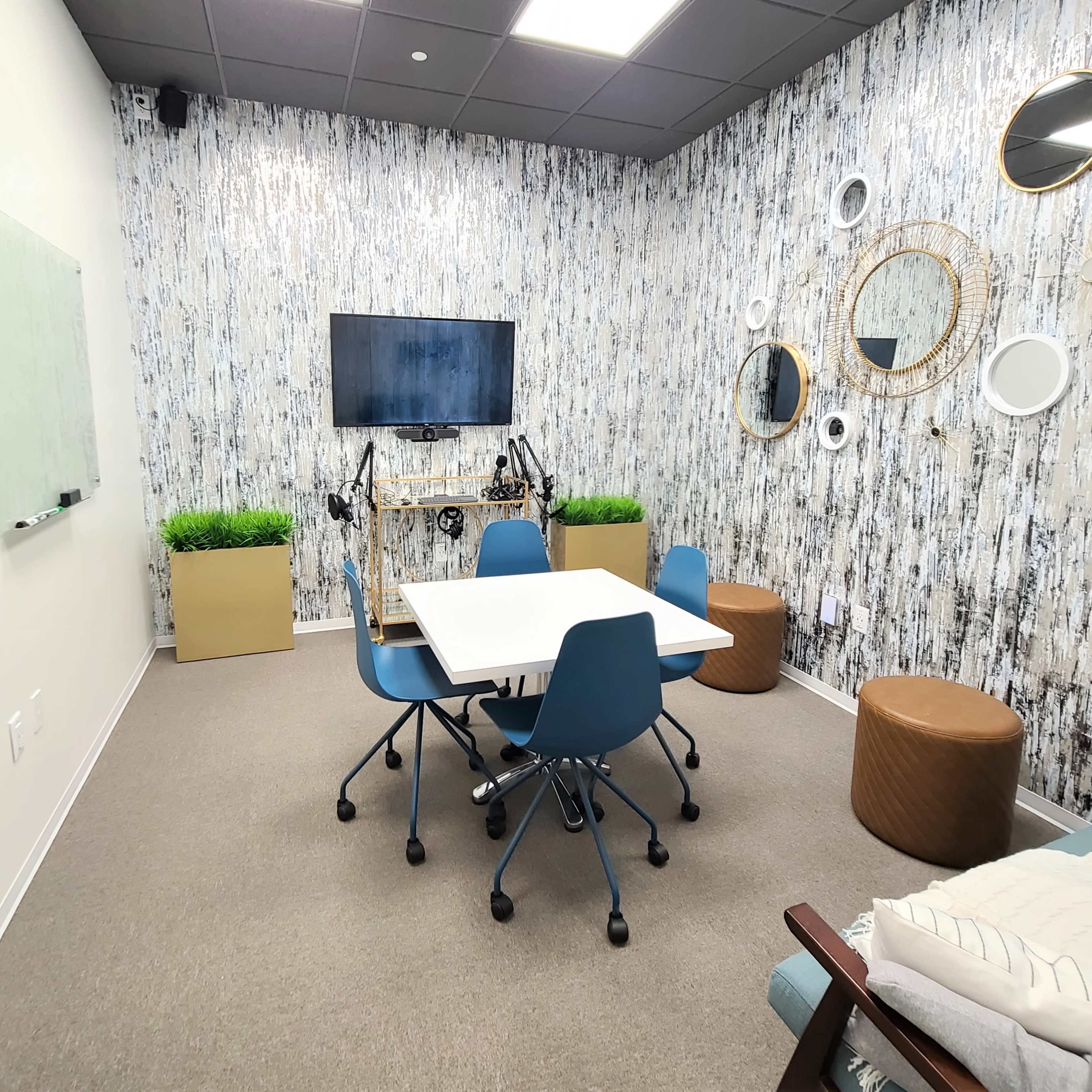 Upscale 4 Person Podcast Room-Southlake/Town Square Image in Southlake, Southlake, TX