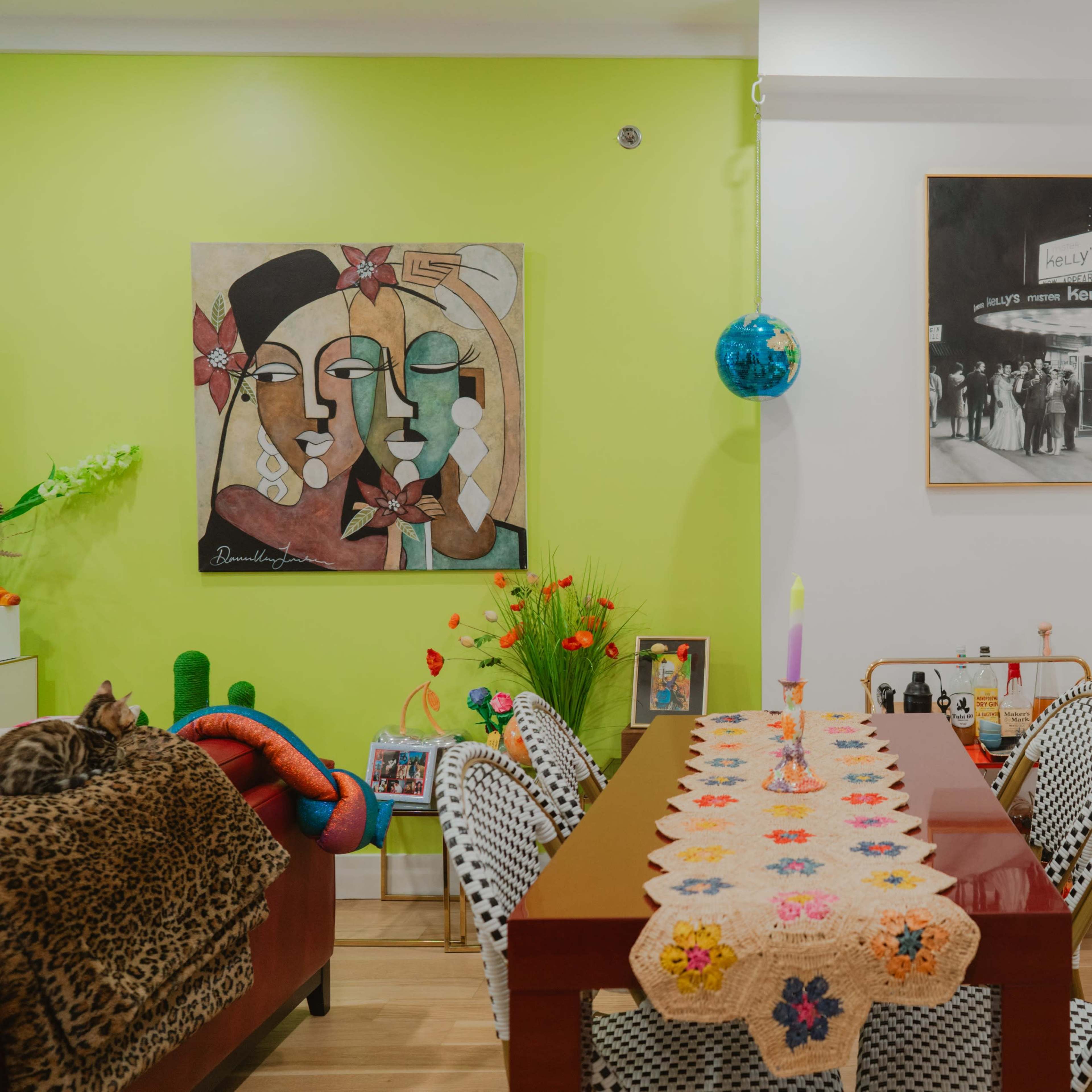 Unique and Colorful, Apartment in Williamsburg with Private Backyard & Rooftop Access – Ideal for Events, Weddings, and Content Shoots Image in Williamsburg, Brooklyn, NY