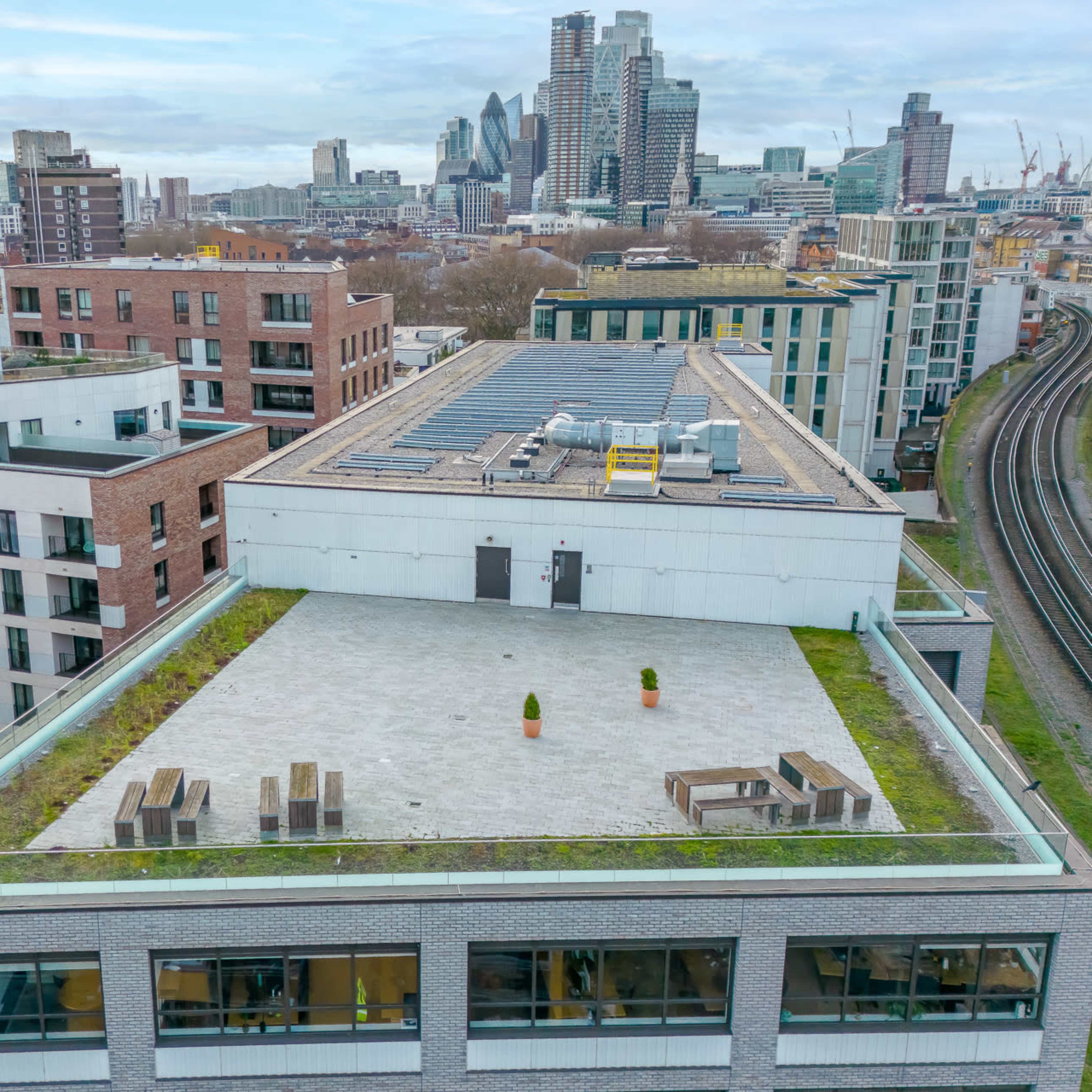 Roof Terrace in Shoreditch Image in London, London, England