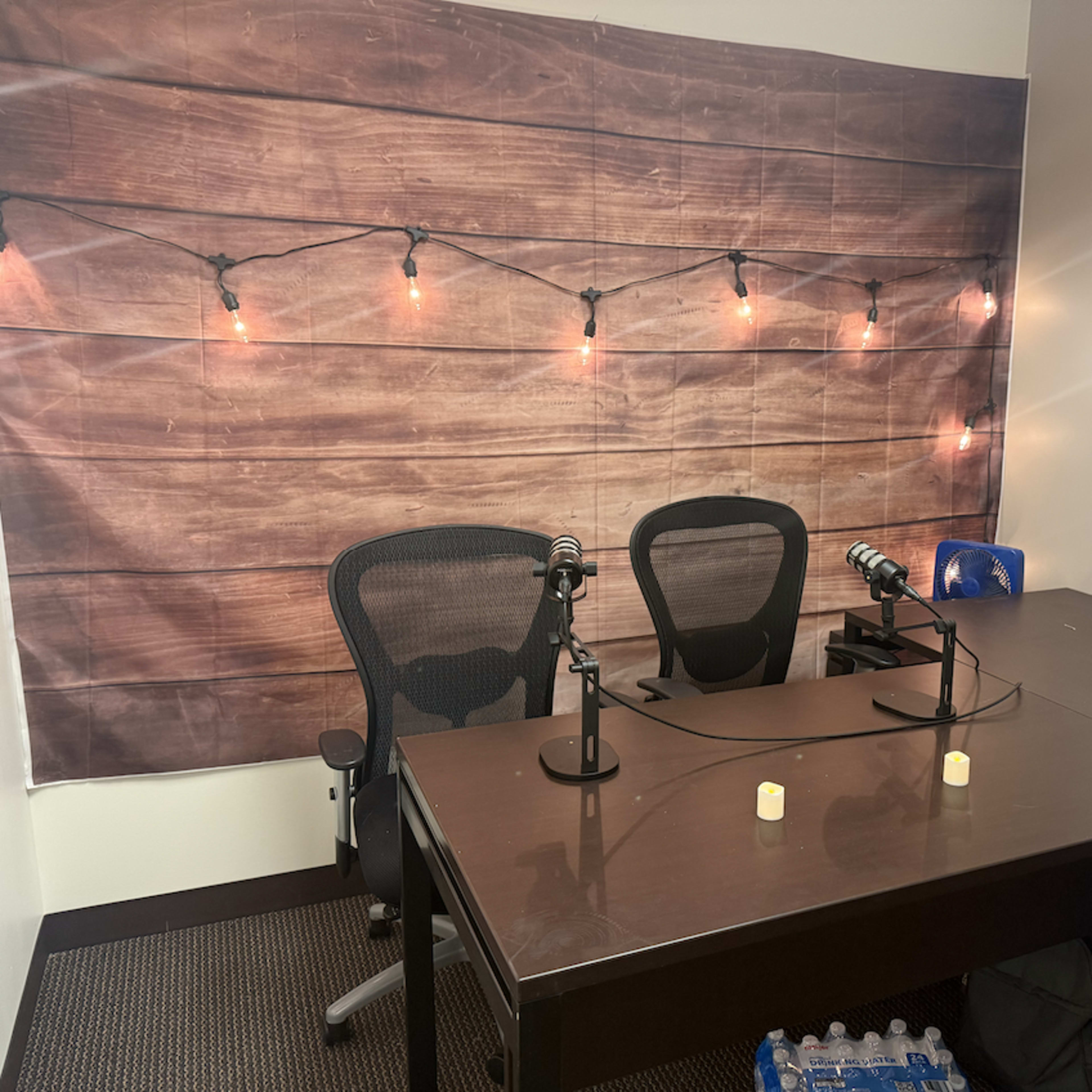 Fully Setup and Decorated Podcast Studio Image in Dearborn, Dearborn, MI