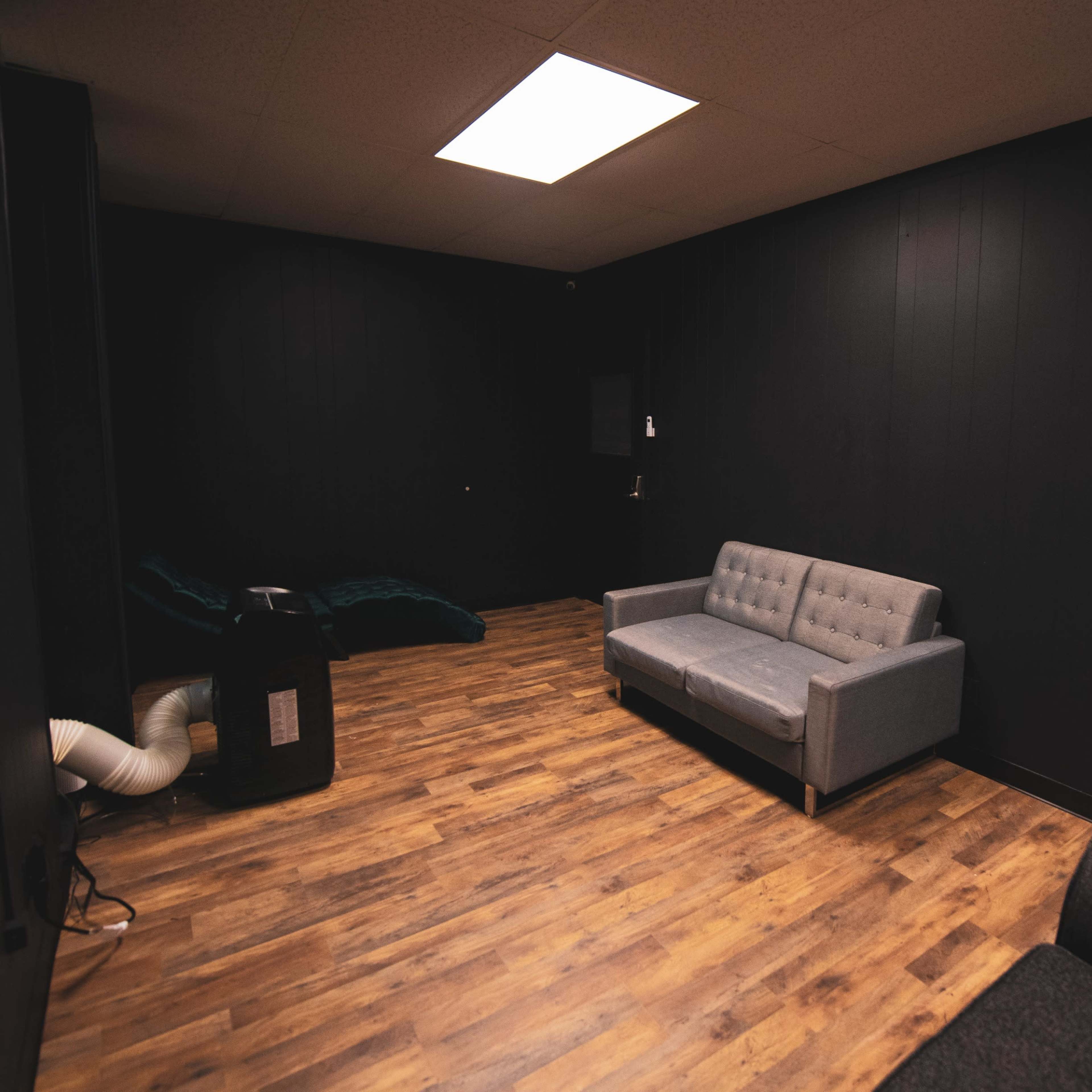 “Dynamic Black & Red Room Studio – Perfect for Boudoir, Creative Photography, & Video Content Creation” Image in Capitol View - Stifft Station, Little Rock, AR
