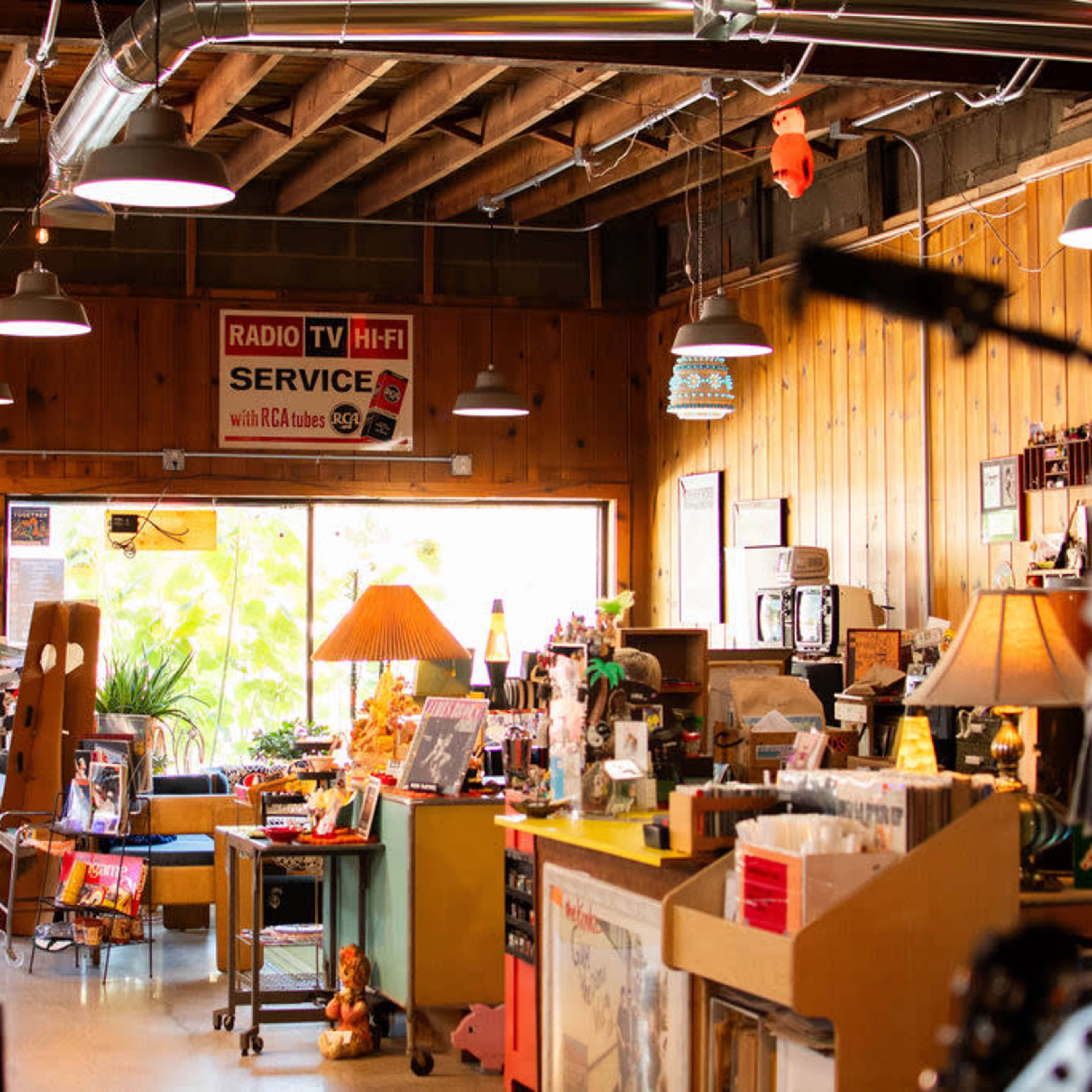 Retro Midwest Music Store with Vintage Interior Image in Portsmouth charter Township, Bay City, MI