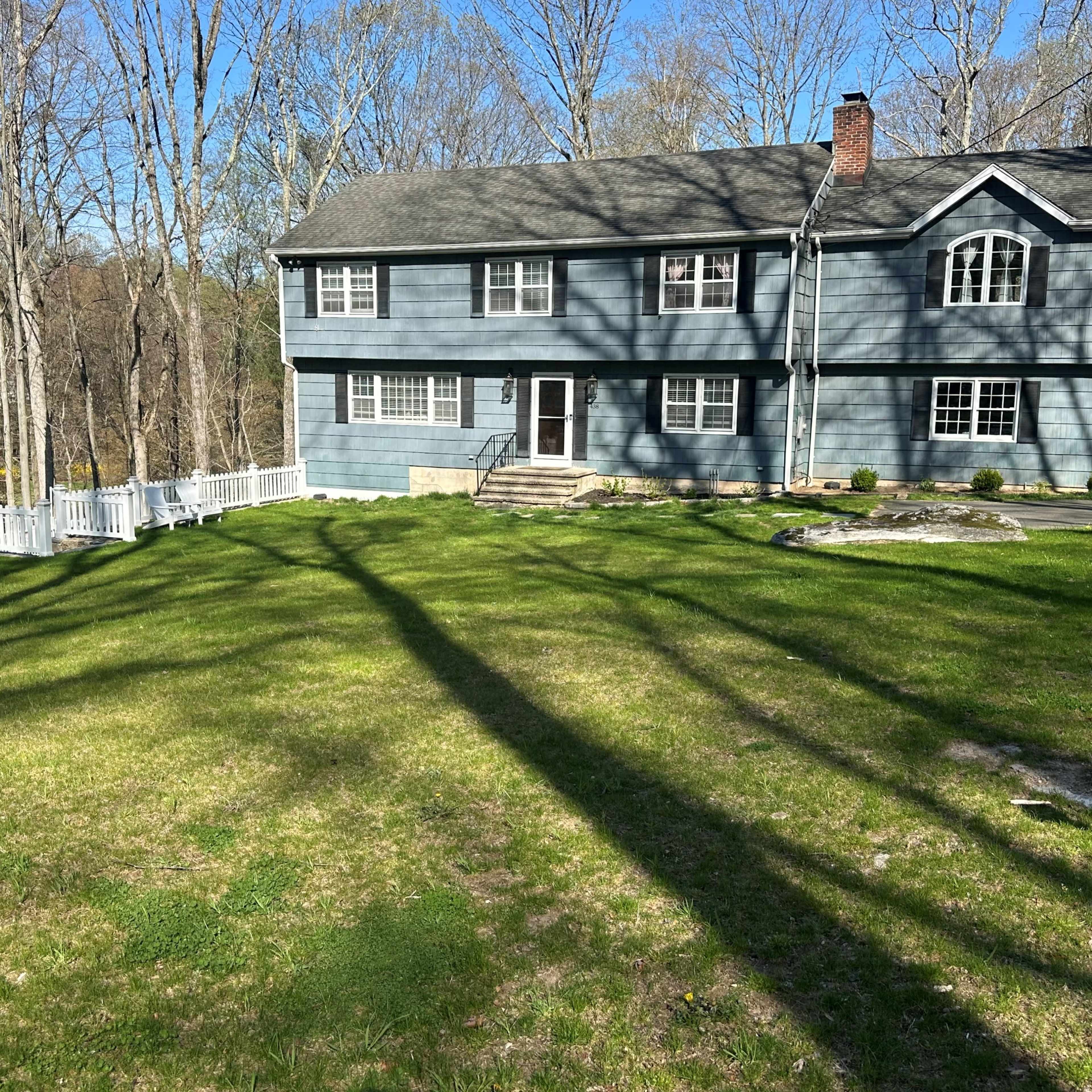 Private Home Surrounded by Trees Image in North Stamford, Stamford, CT