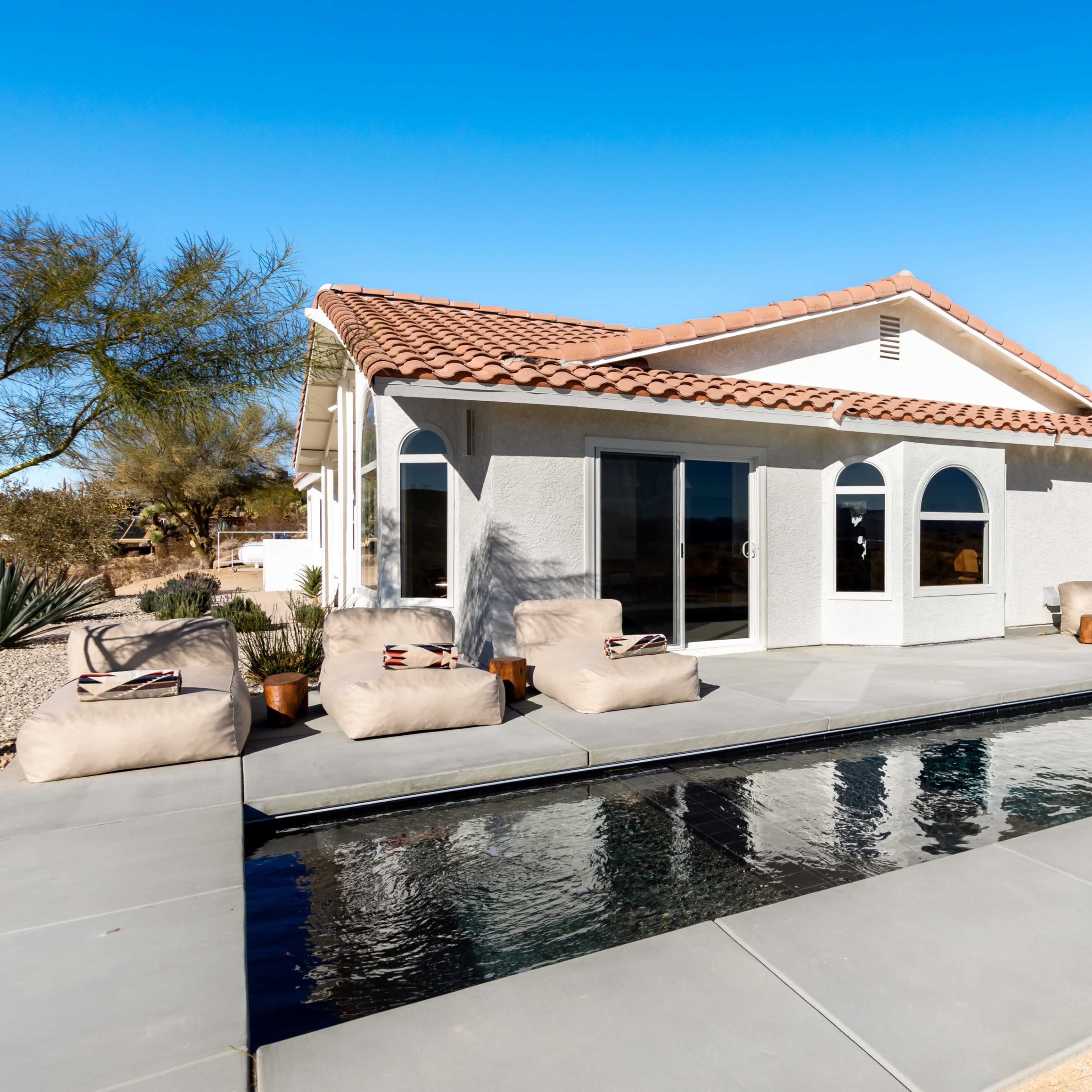 Designer Joshua Tree Retreat | Desert Views | Pool Image in Yucca Valley, Yucca Valley, CA