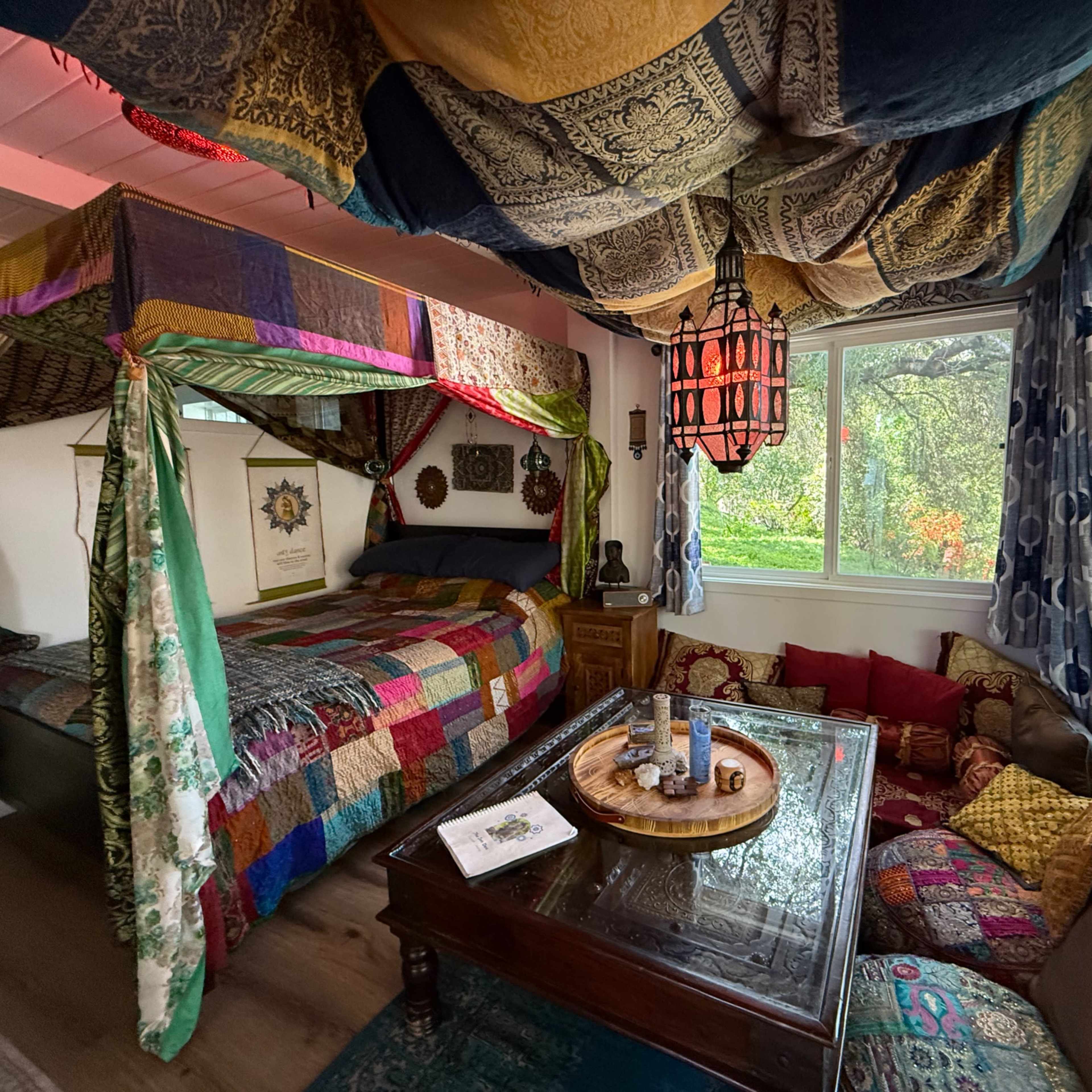 The Zen Den - Moroccan Inspired Room & Patio Image in Fernwood, Los Angeles County, CA