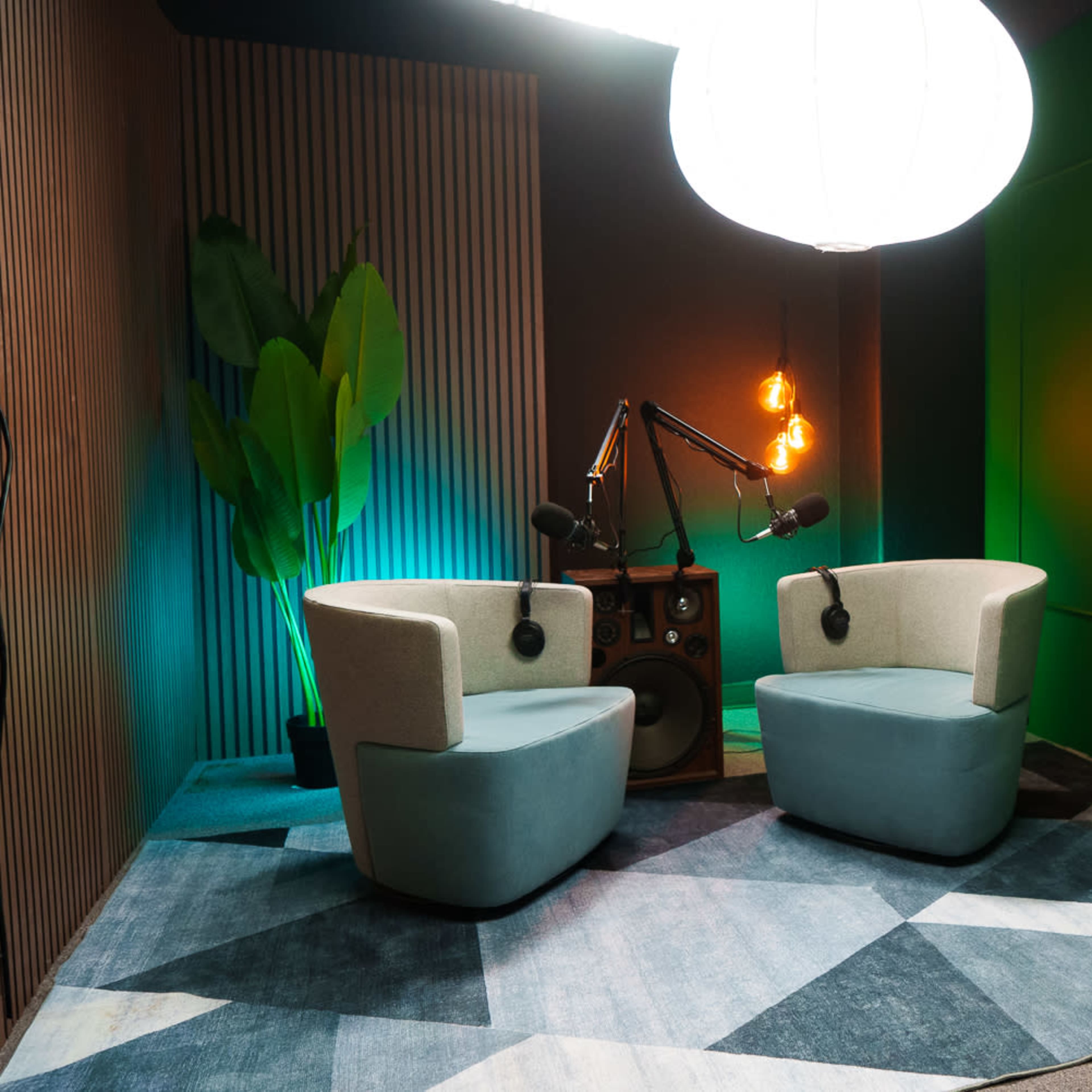 Two Person Podcast Room. Ultra Vibey. Image in Valley Forge, San Antonio, TX