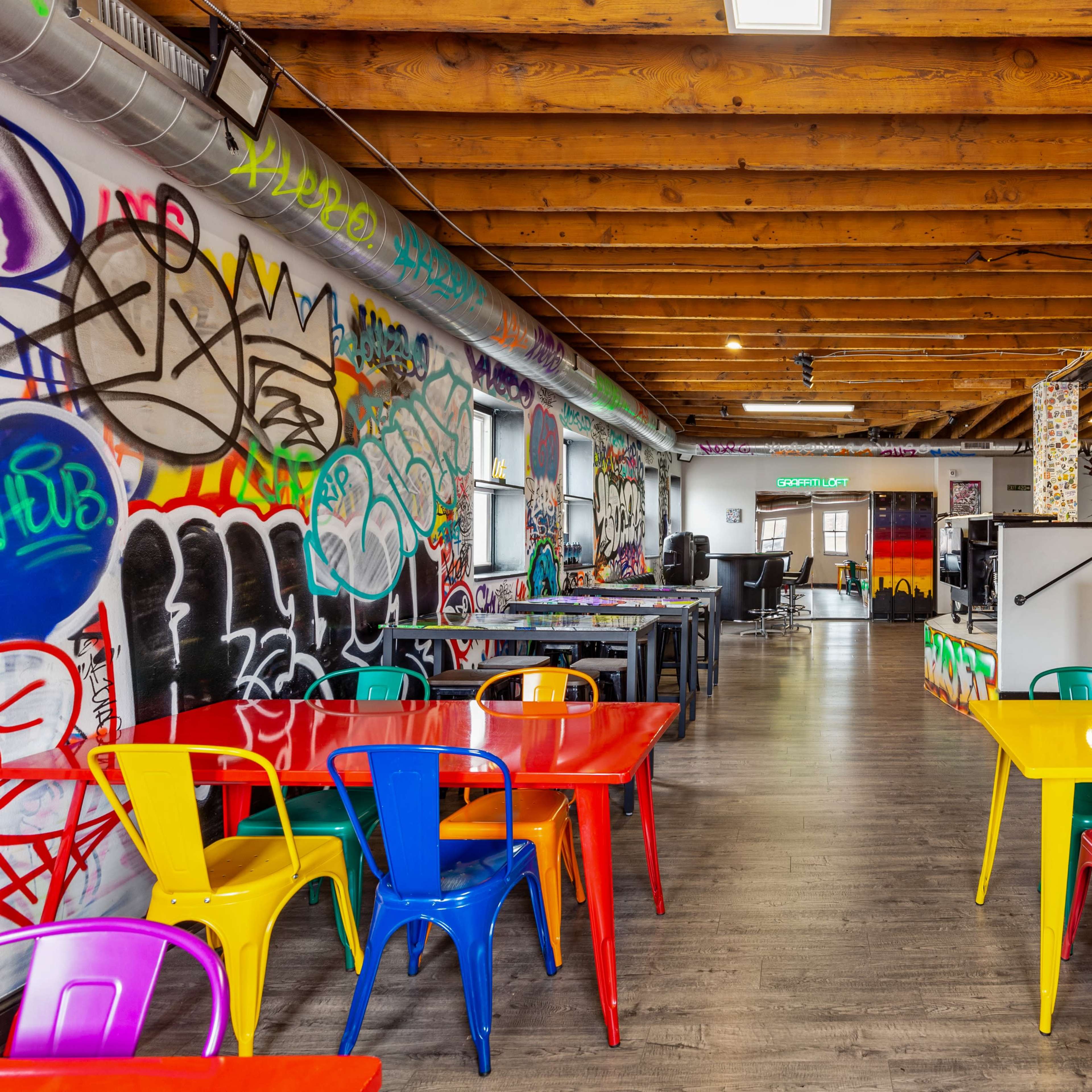 Graffiti Loft - The Graffiti Art Inspired Space for Your Next Event Image in Soulard, St. Louis, MO