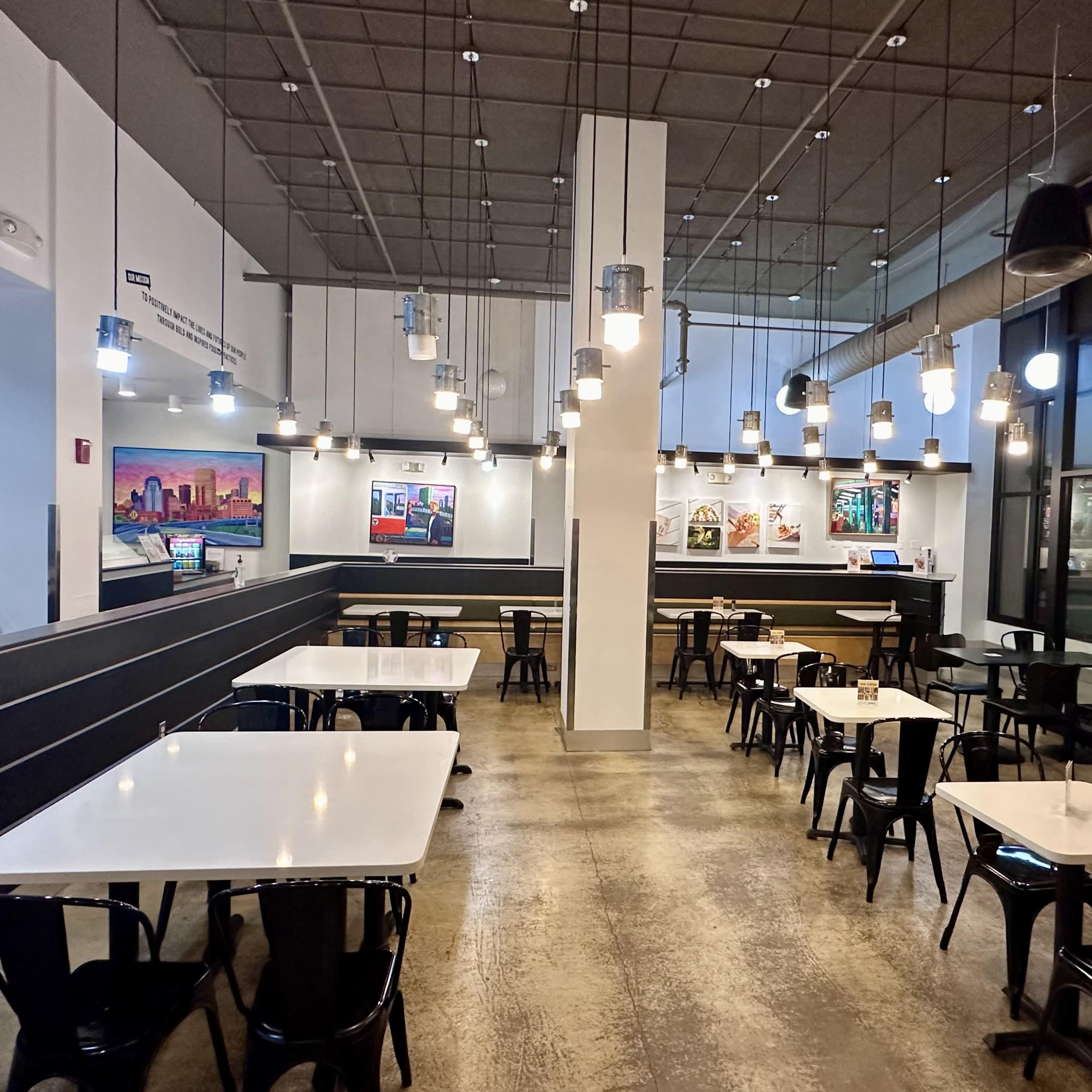 Open, bright restaurant space in Boston Financial District Image in Downtown, Boston, MA