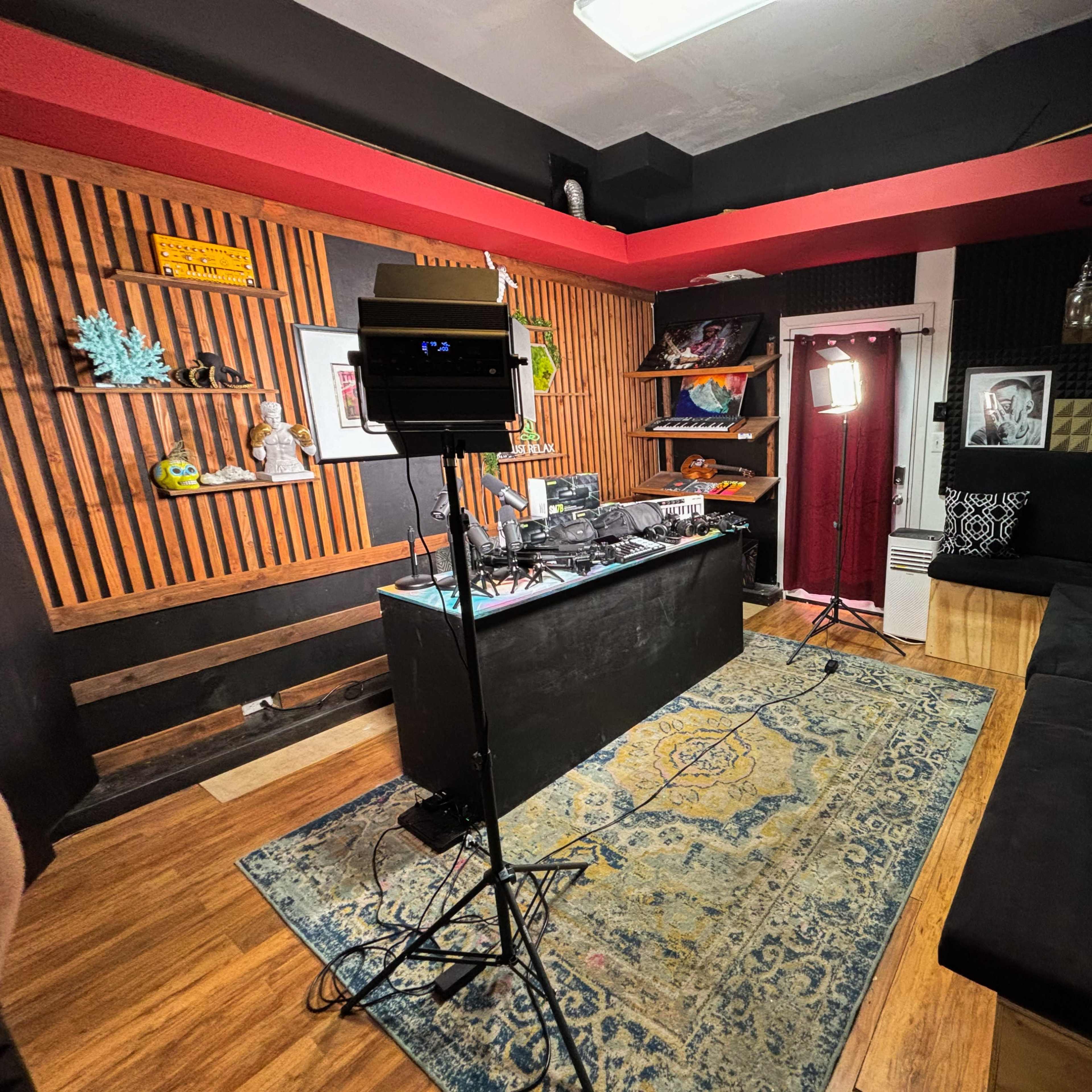 Creative Fully Equipped Podcast Studio Image in Pacific Beach, San Diego, CA