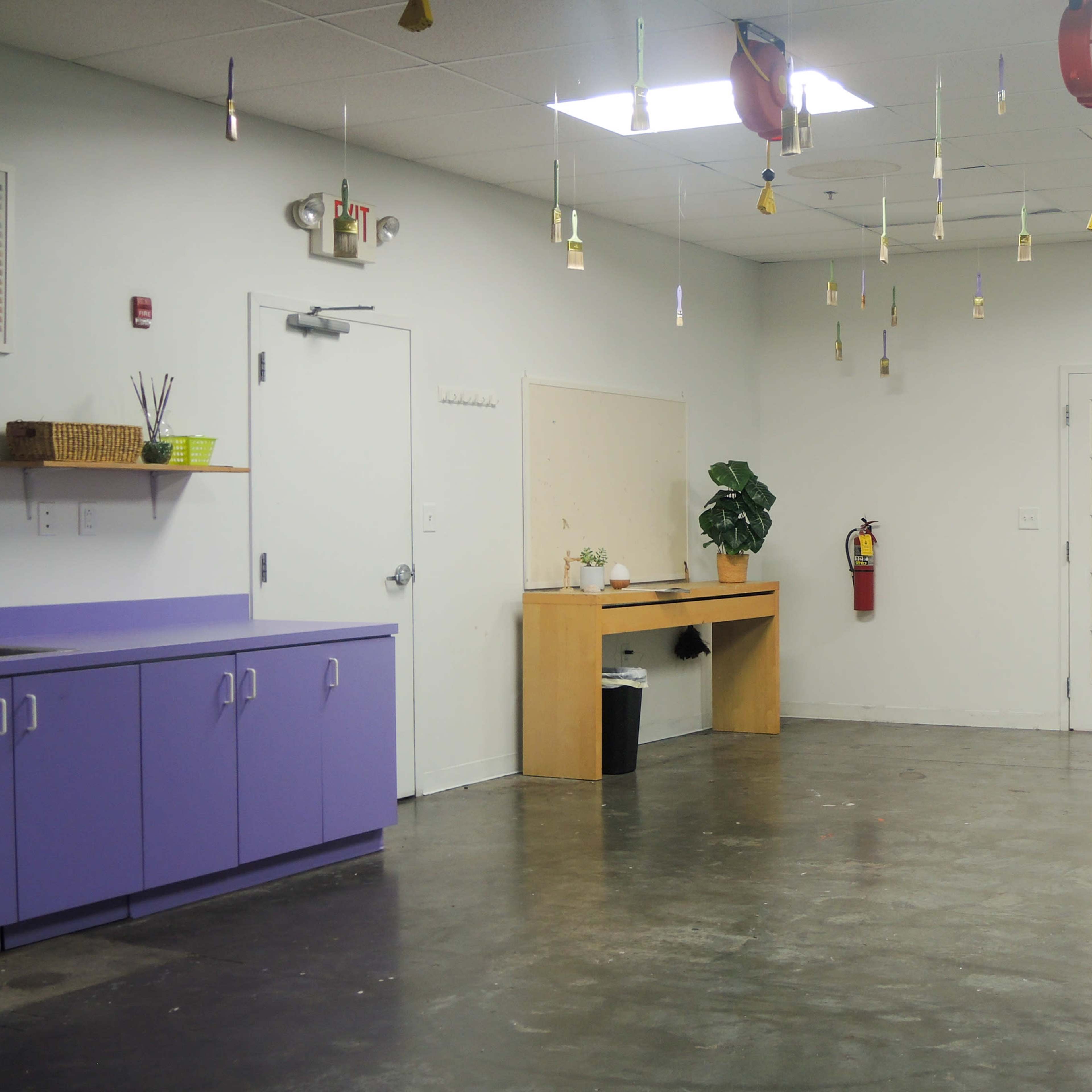 Bright studio, located inside Atlanta's oldest and most iconic art store. Image in Buckhead, Atlanta, GA