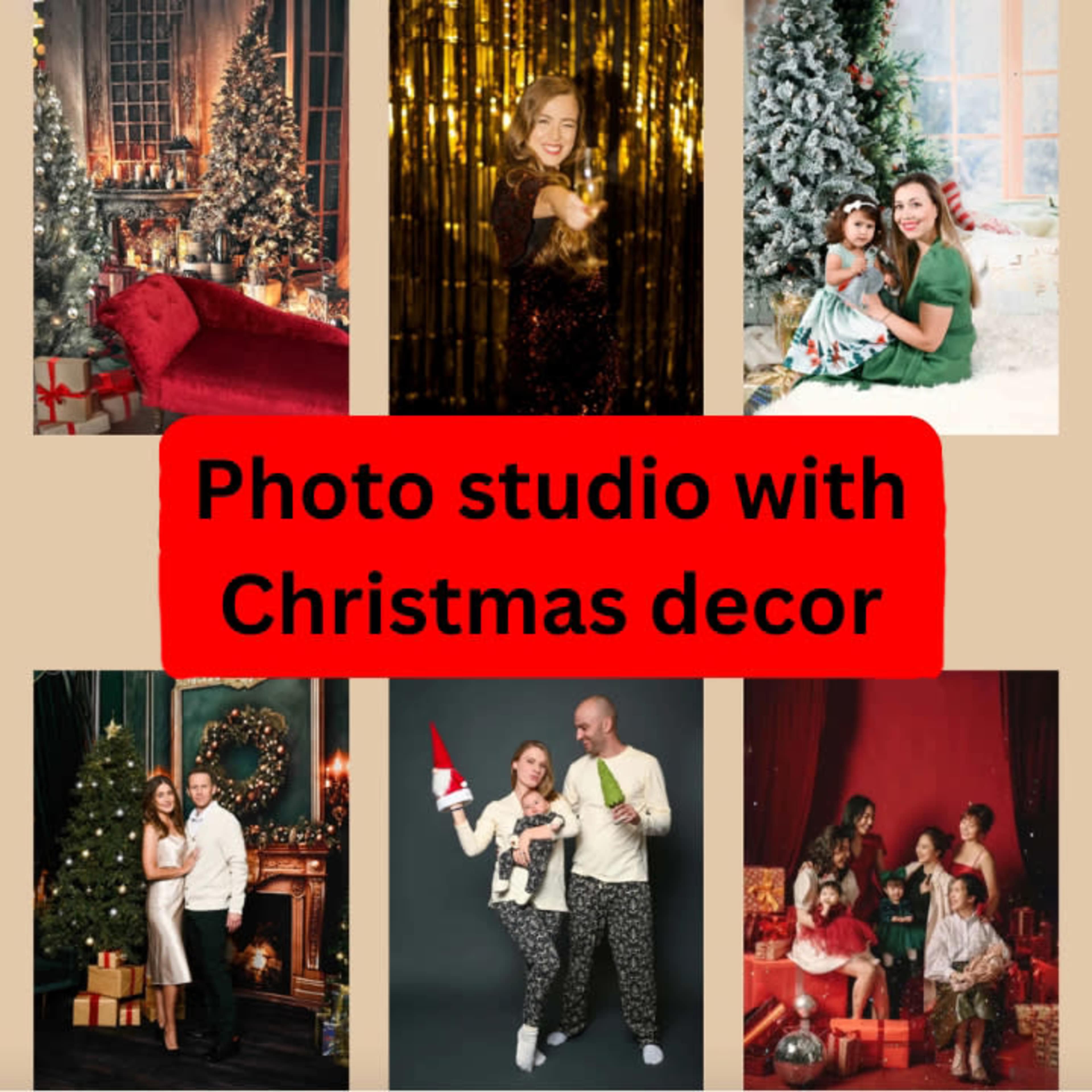 Christmas decor set ups for the photoshoots in North Hollywood photo studio Image in Sun Valley, Los Angeles, CA
