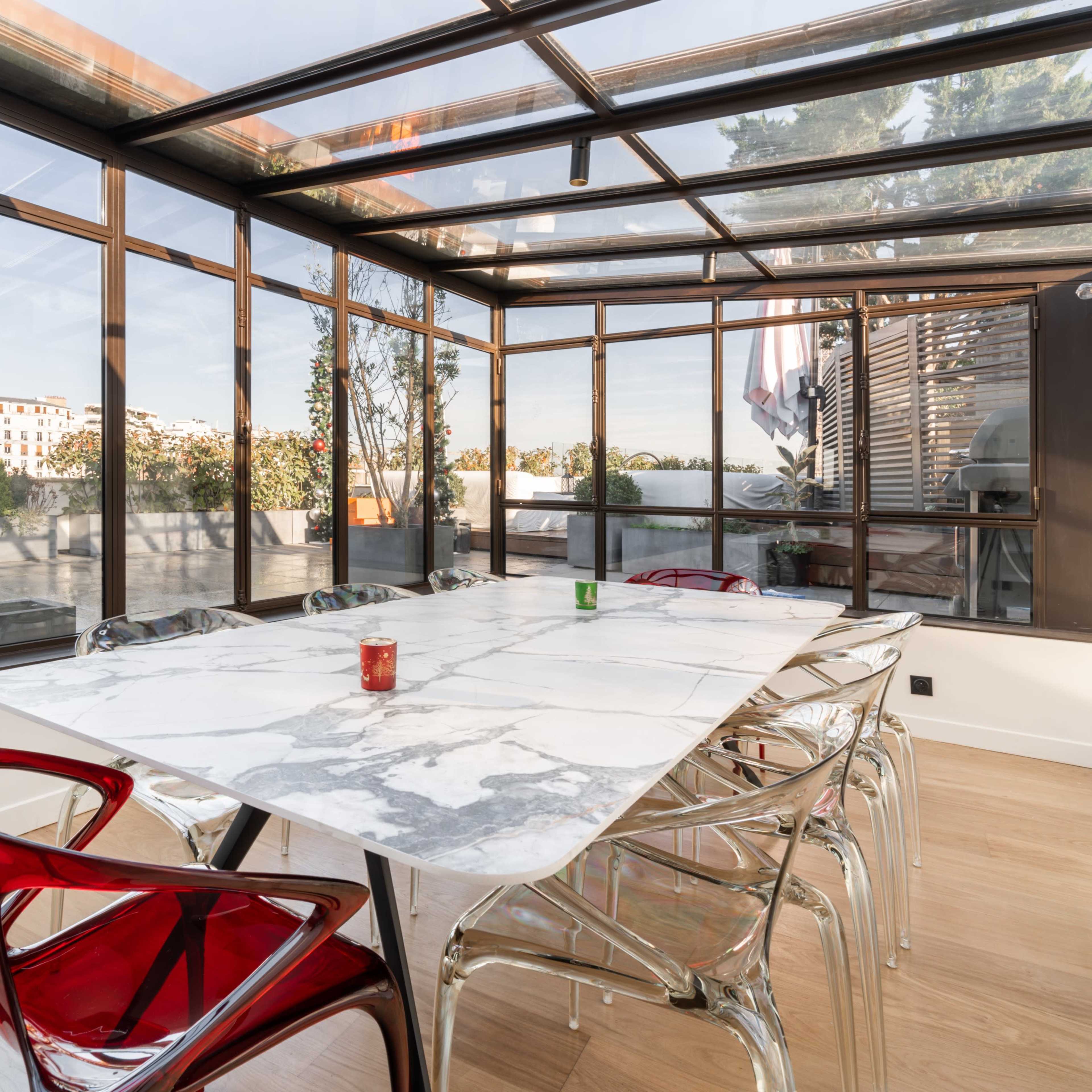 Splendide Appartement Rooftop Jacuzzi Vue Tour Eiffel Image dans Passy, Paris, Île-de-France