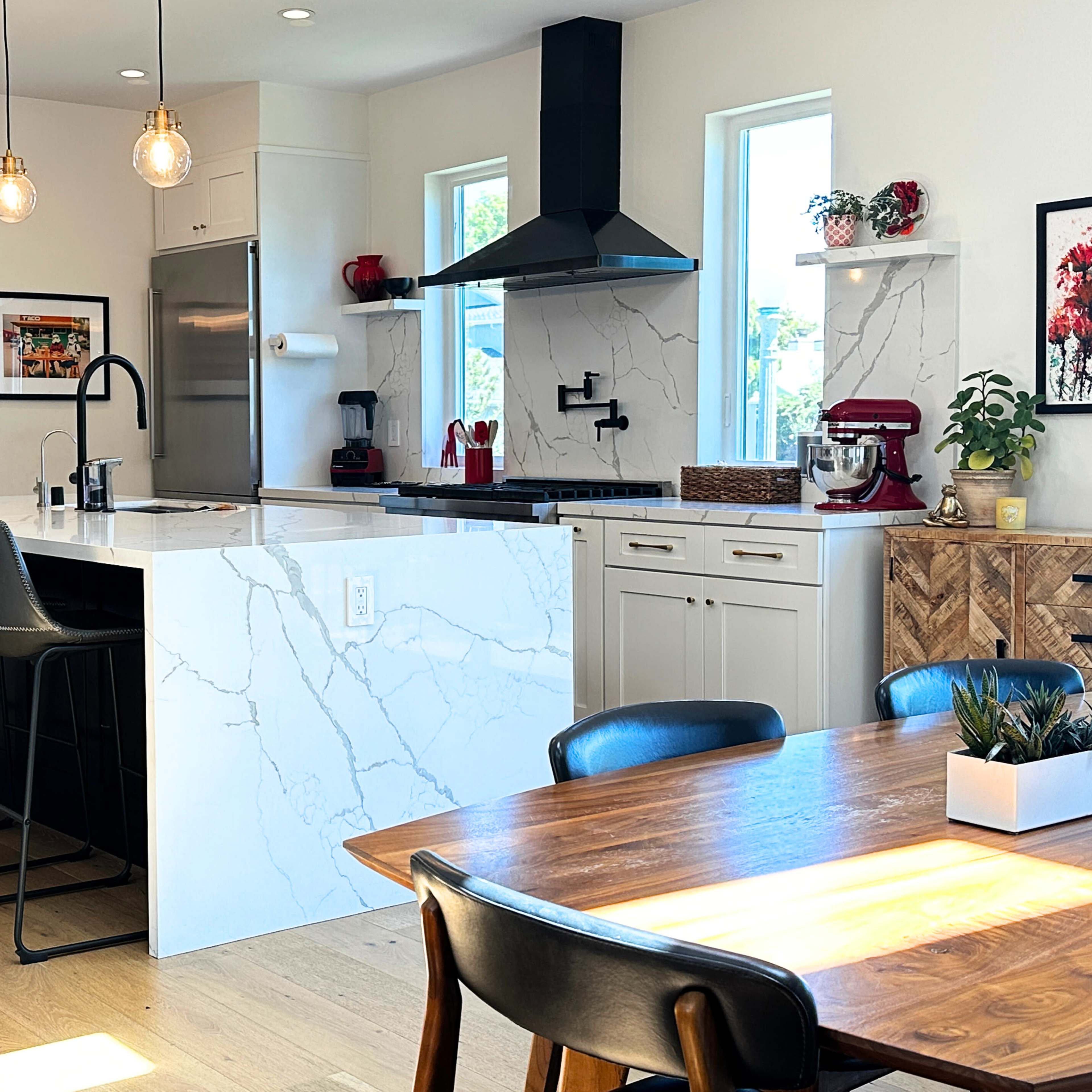 Curated LA Home with Vaulted Ceilings, Gourmet Kitchen & Lush Yard Image in Westchester, Los Angeles, CA