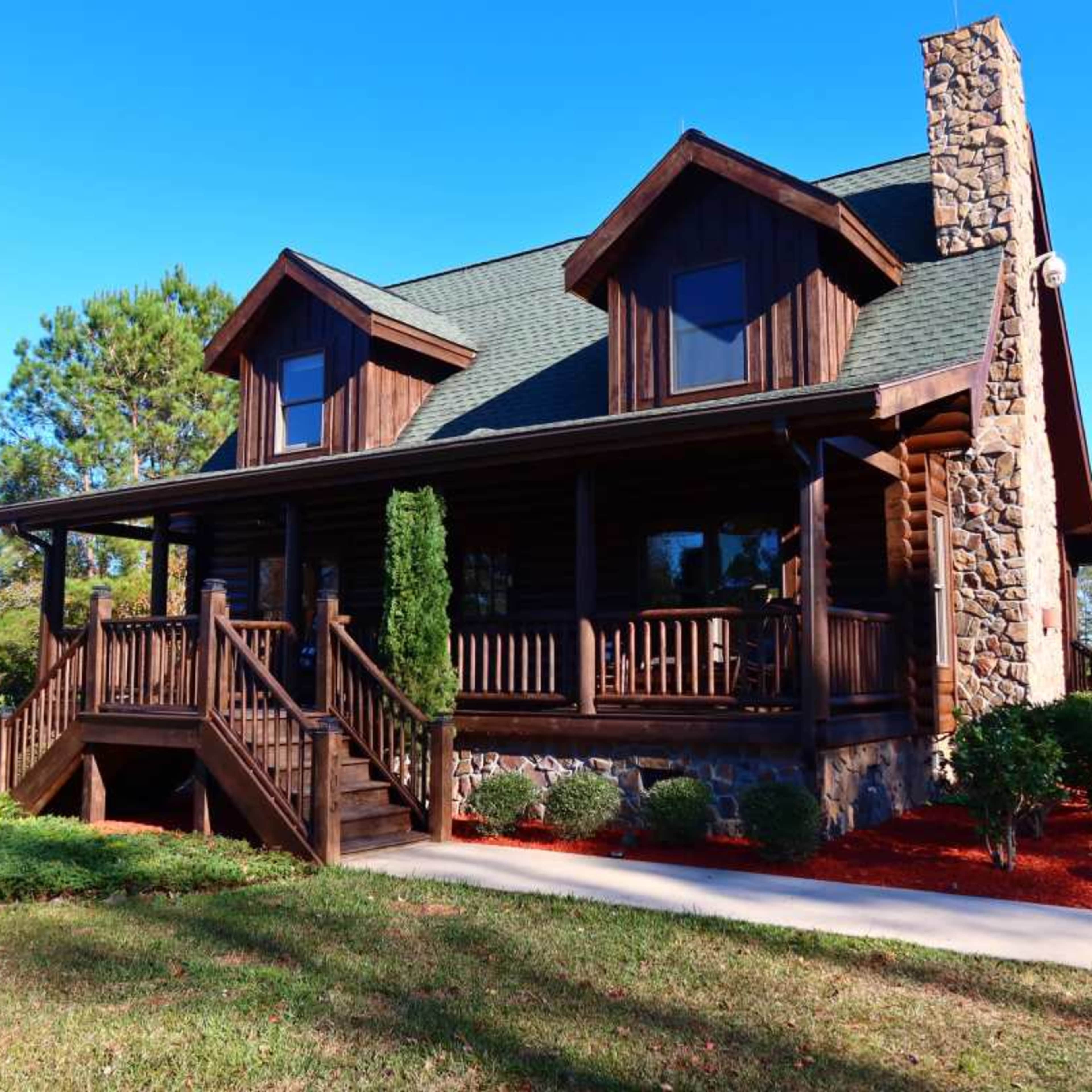 Scenic Wedding & Event Venue with Log Cabins, Ponds, and Rustic Elegance in North Carolina Image in , Nakina, NC