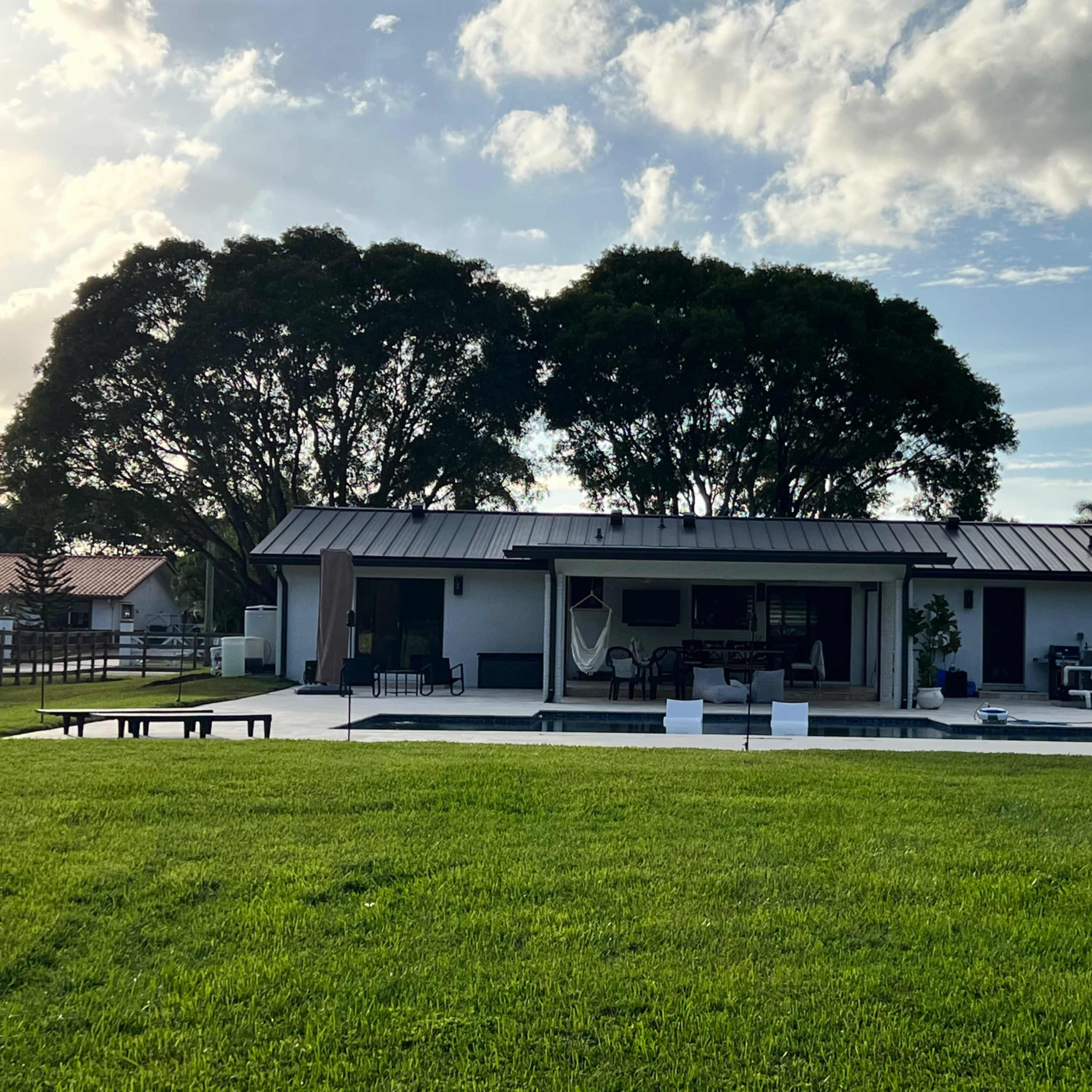 Modern Ranch Acreage Home with Pool Image in Southwest Ranches, Southwest Ranches, FL
