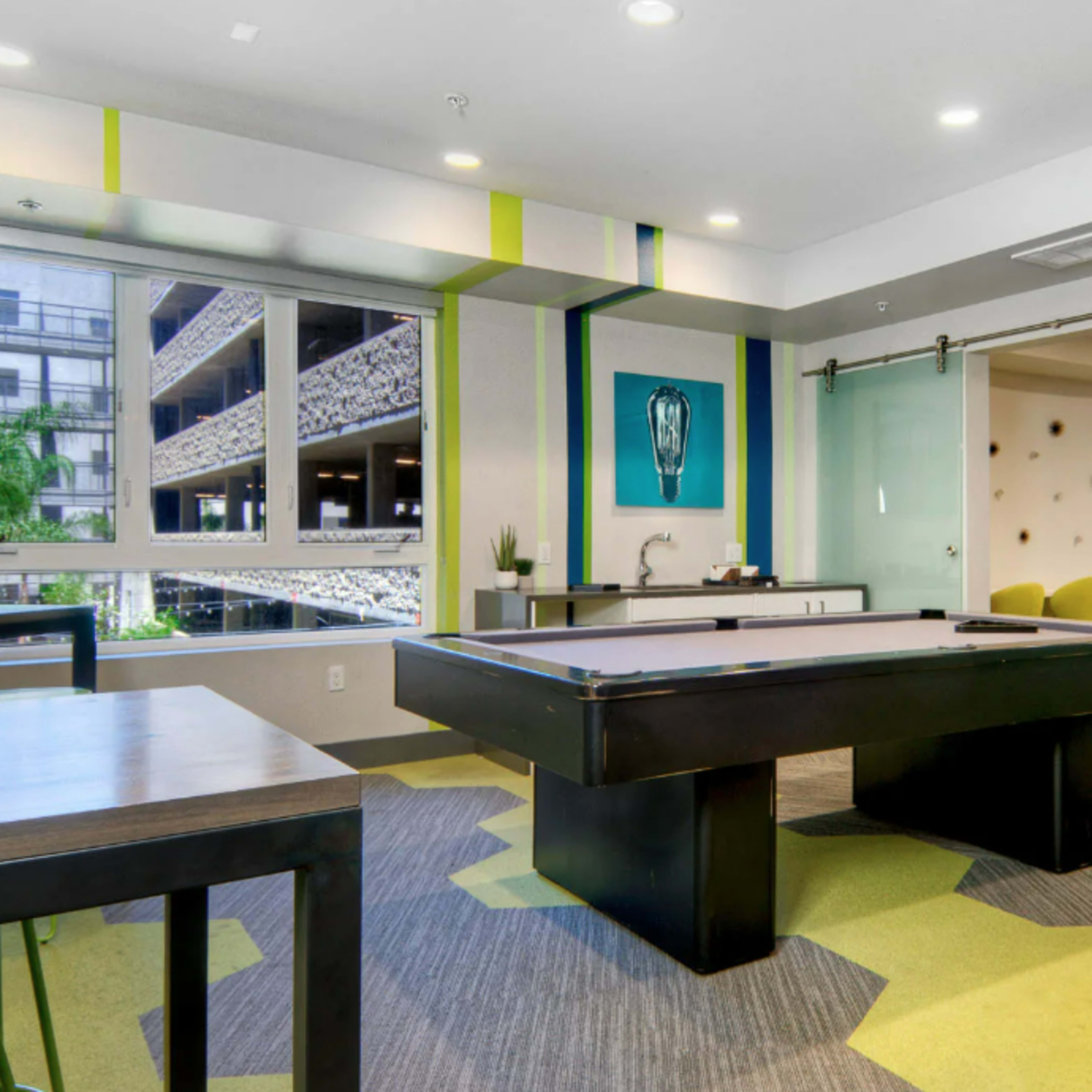 Game Room at The Lex Apartments Image in Village Oaks, San Jose, CA