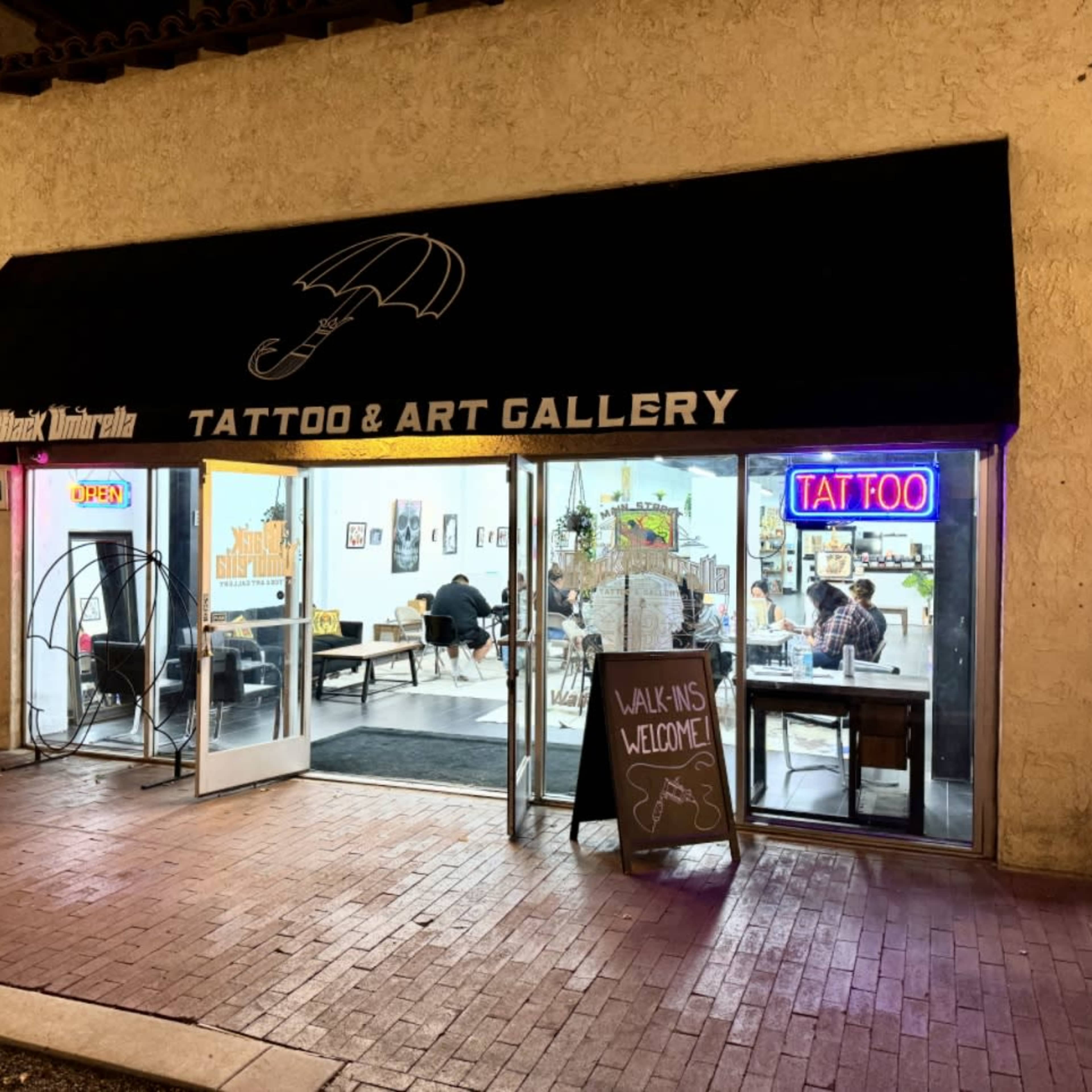 Black Umbrella Image in Garden Grove, Garden Grove, CA