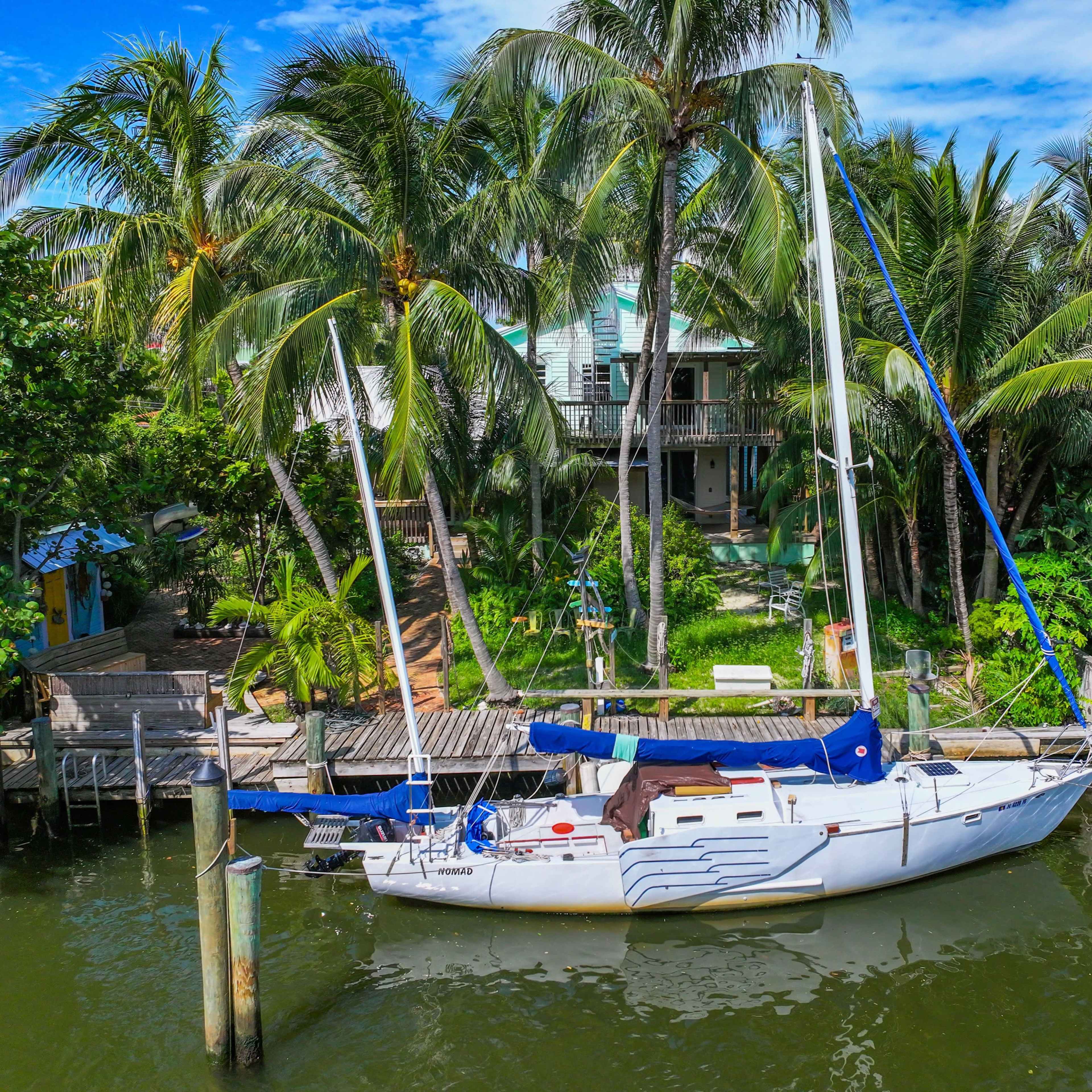 Miami Tropical Style Waterfront Home on Biscayne Bay Image in Upper East Side, Miami, FL